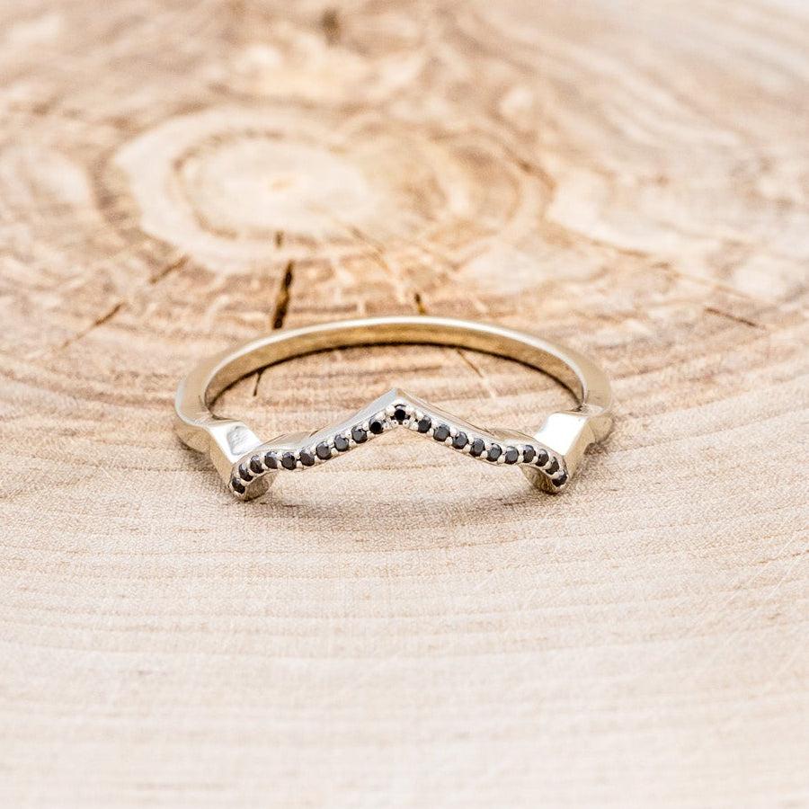 "LUCY IN THE SKY" 14K GOLD TRACER WITH BLACK DIAMOND ACCENTS-4