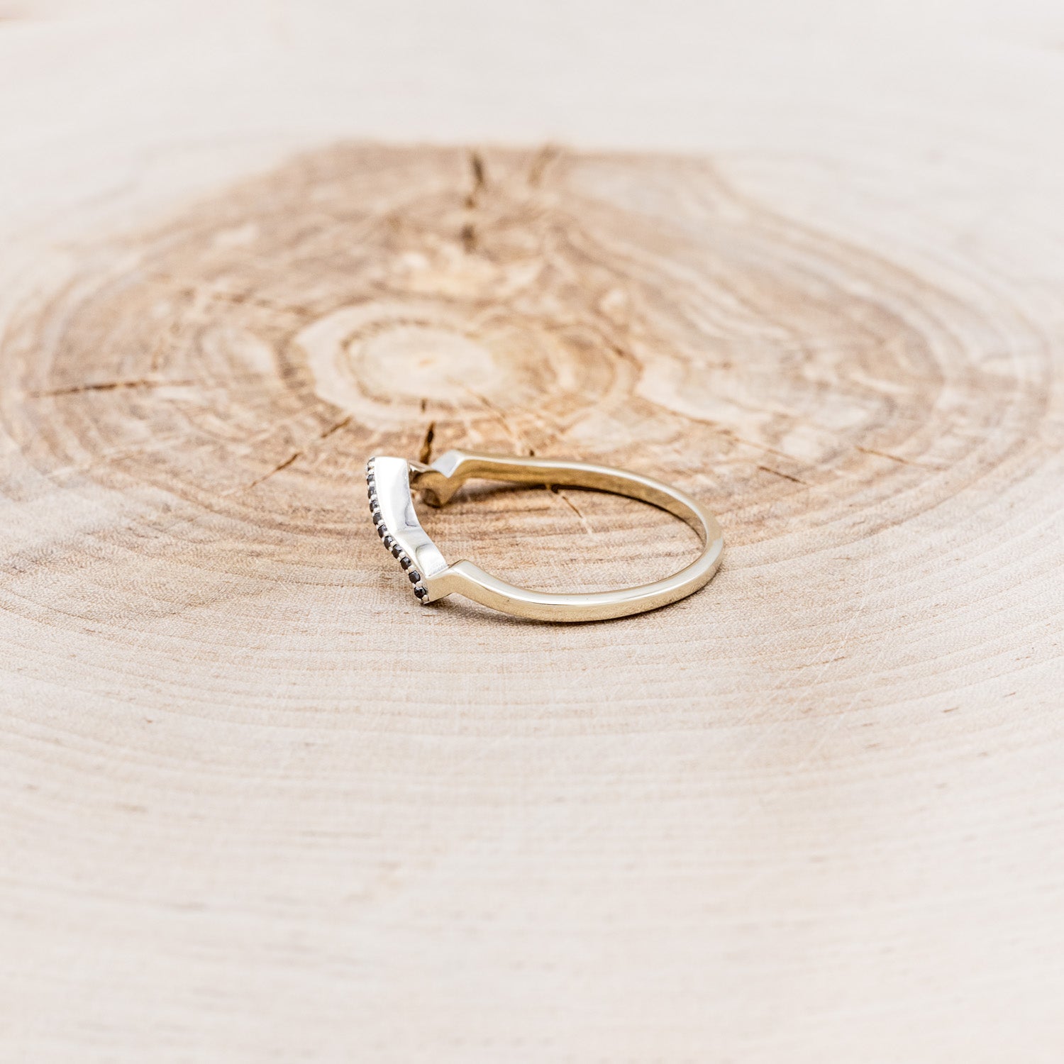 "LUCY IN THE SKY" 14K GOLD TRACER WITH BLACK DIAMOND ACCENTS-3