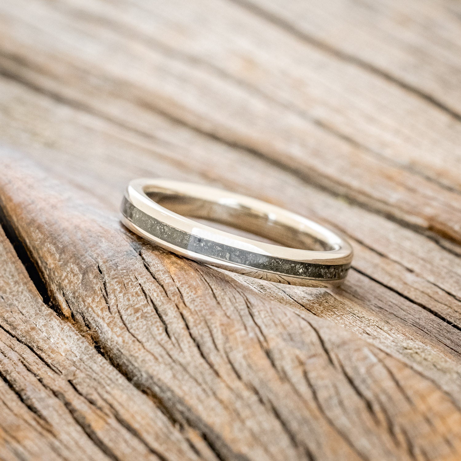"RAINIER" - MATCHING SET OF PYRITE WEDDING BANDS-6