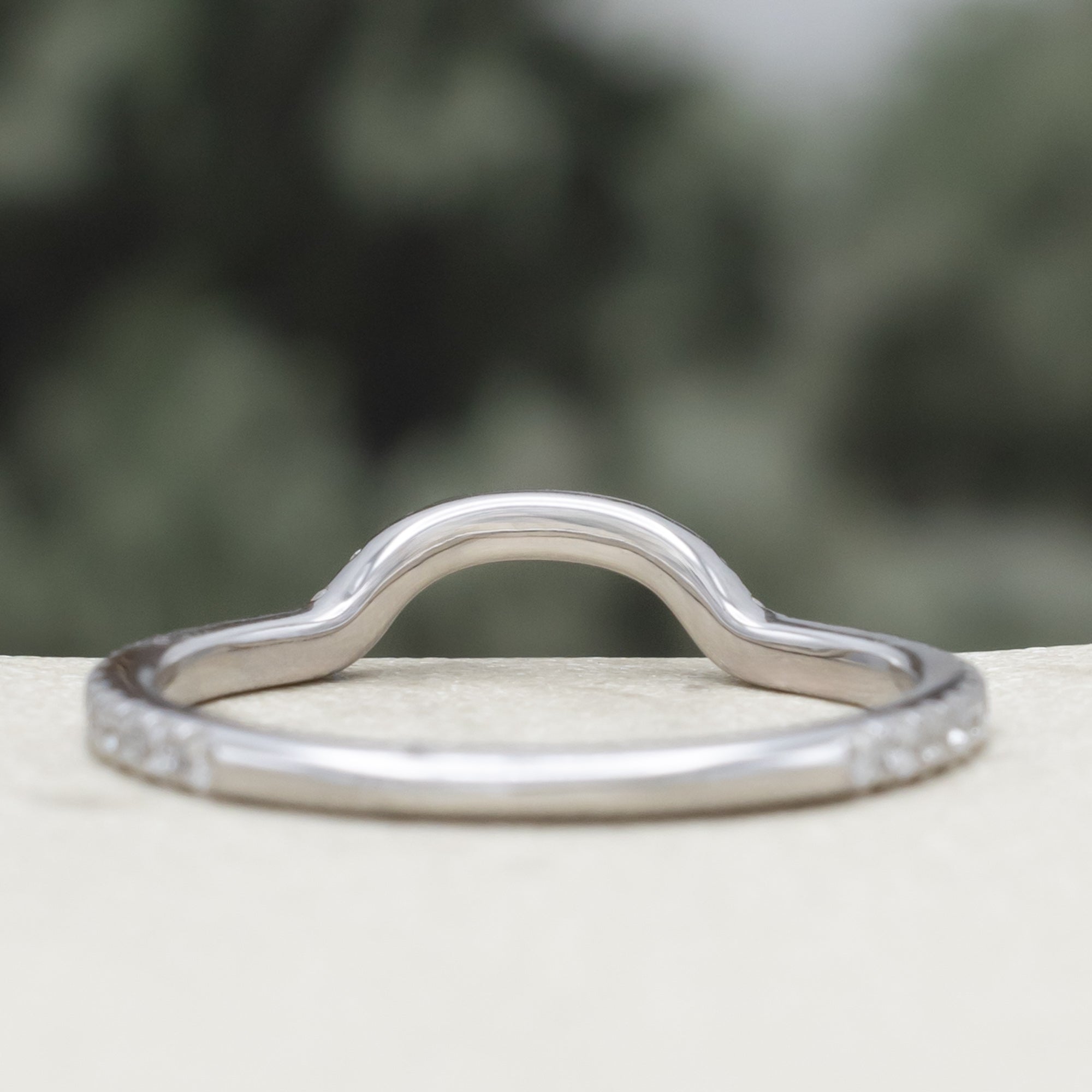 "Merrow" - Contoured Tracer With Diamond Accents-Staghead Designs