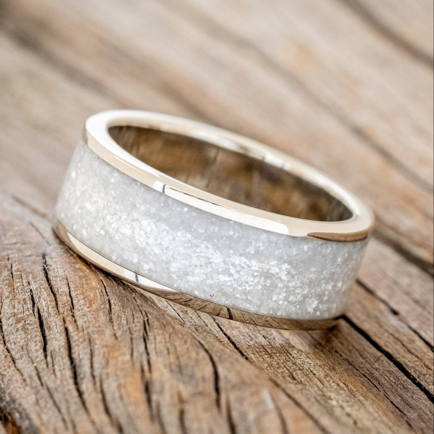 "RAINIER" - DIAMOND DUST WEDDING RING-11