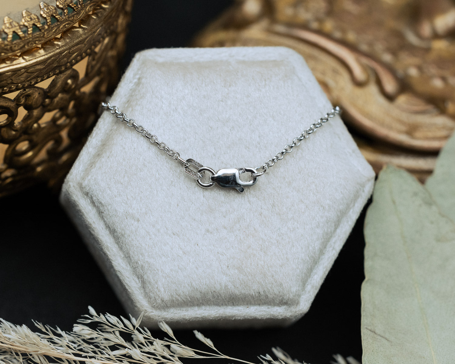 14K GOLD ROLO CHAIN-Staghead Designs