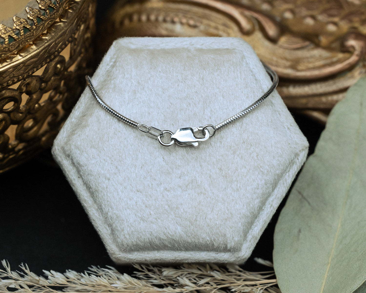 14K GOLD SNAKE CHAIN-Staghead Designs