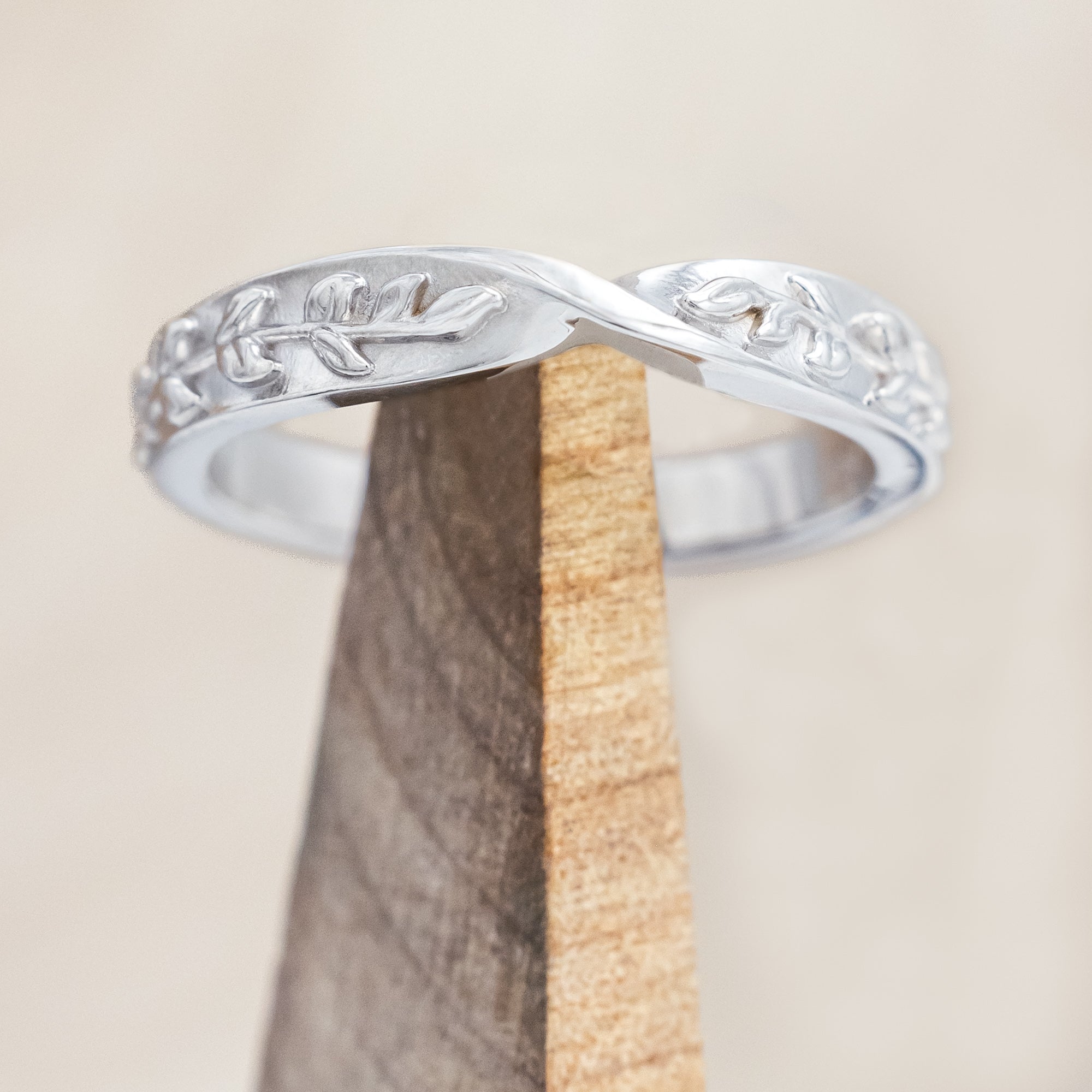 TWISTED LEAF STACKING BAND-Staghead Designs