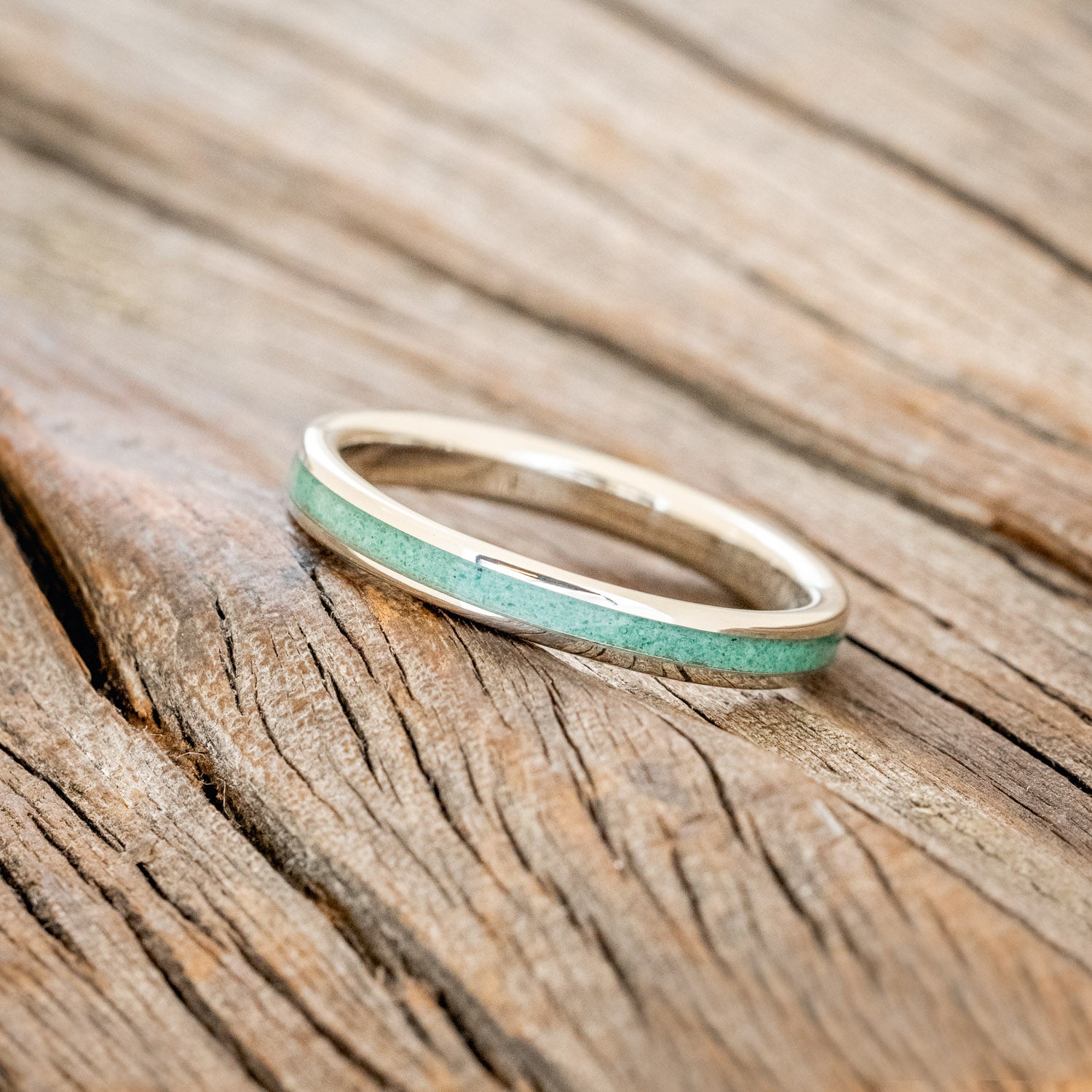 "VERTIGO" - MATCHING SET OF MALACHITE WEDDING BANDS-27