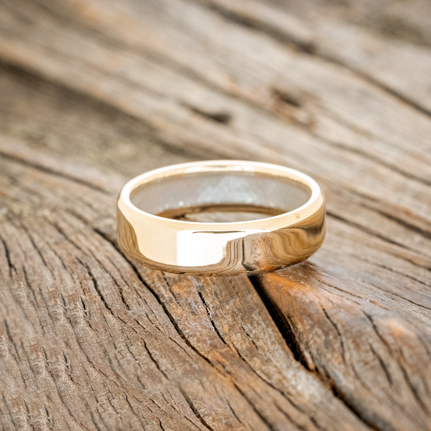 MOTHER OF PEARL LINED WEDDING RING-6