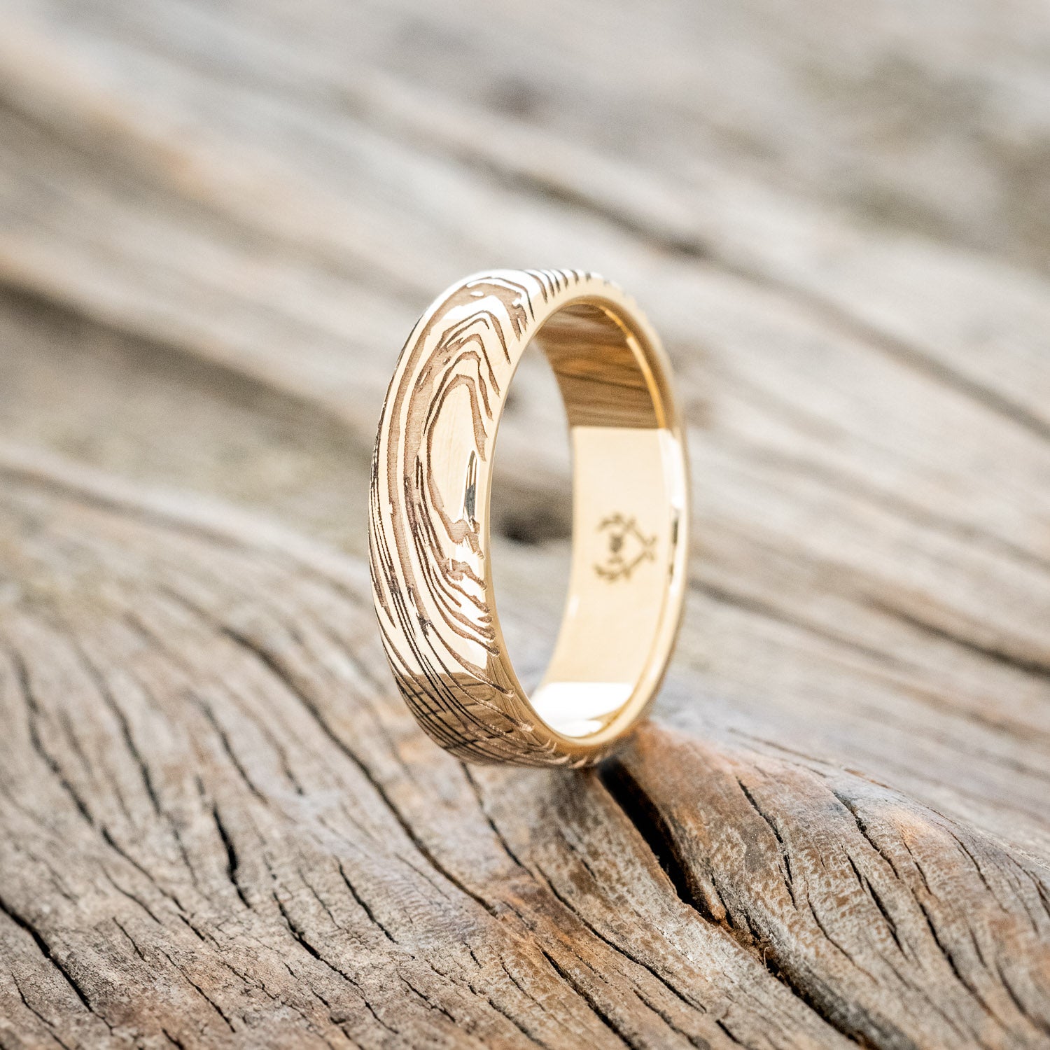 WOODGRAIN PATTERN WEDDING BAND-4