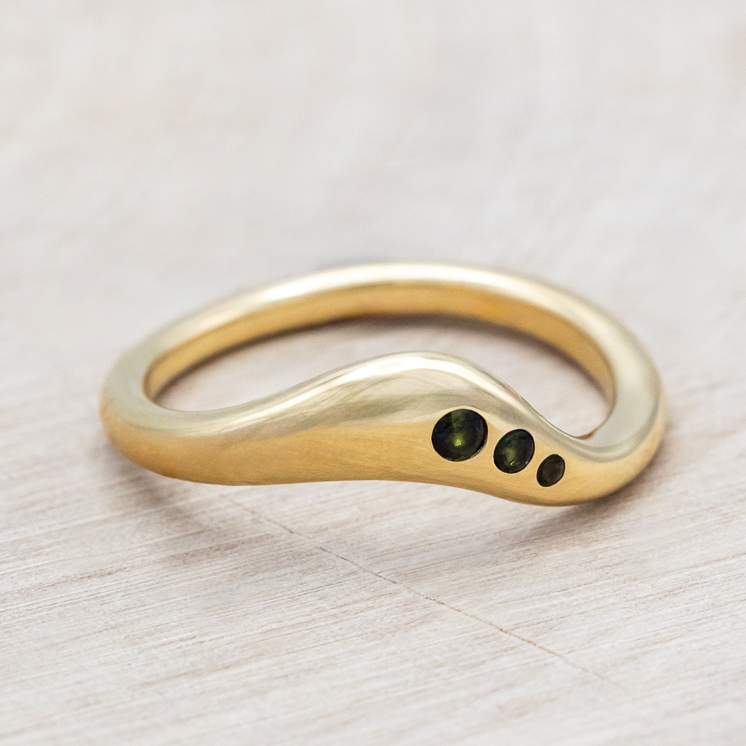 "Sybil" - asymmetrical tourmaline accented tracer