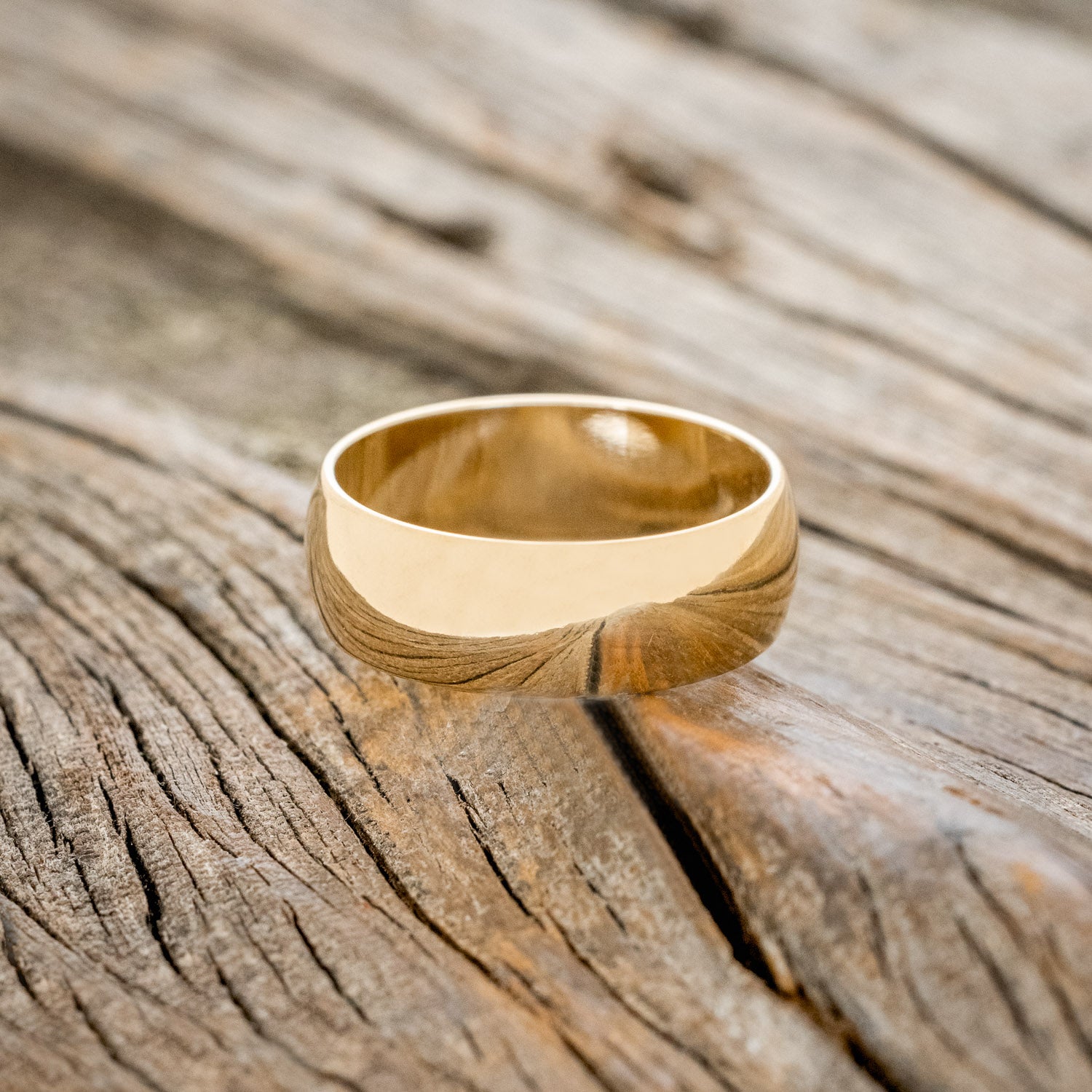 14K GOLD WEDDING BAND-3