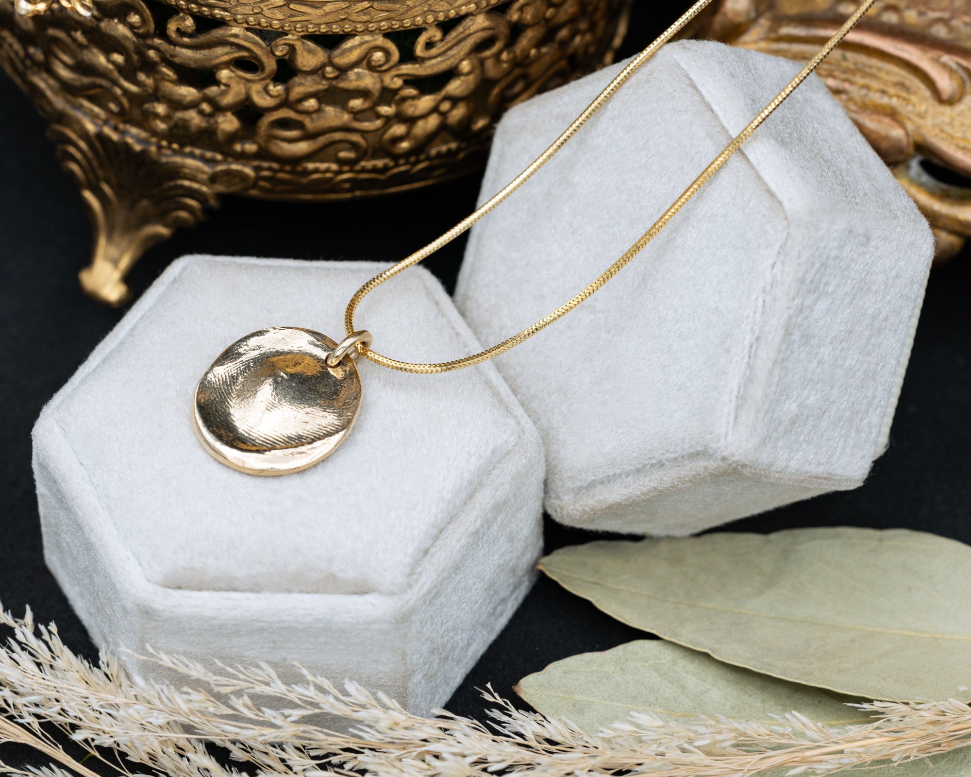 CUSTOMIZED FINGERPRINT PENDANT-Staghead Designs