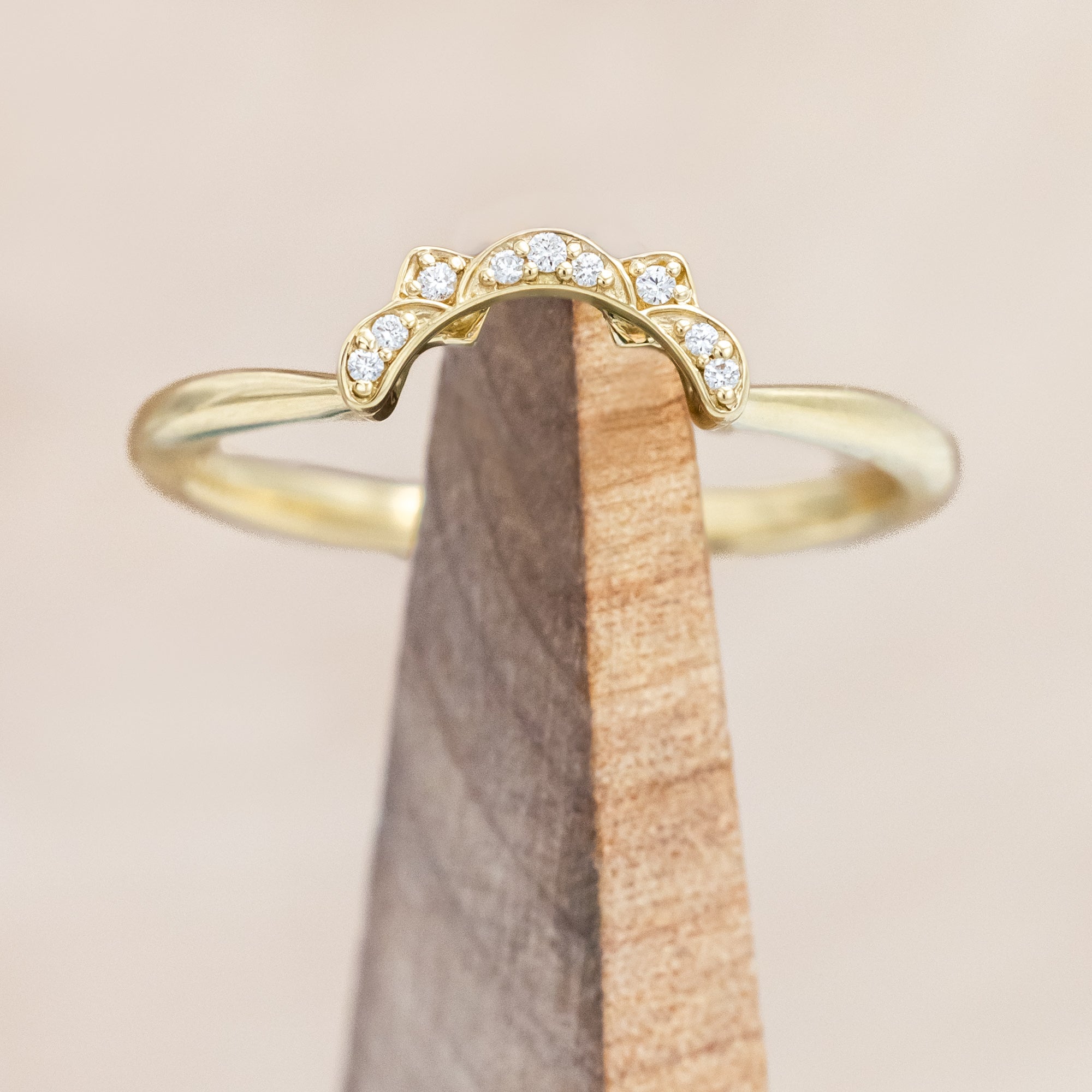 "JANE" - OVAL CUT ENGAGEMENT RING WITH DIAMONDS ACCENTS-Staghead Designs