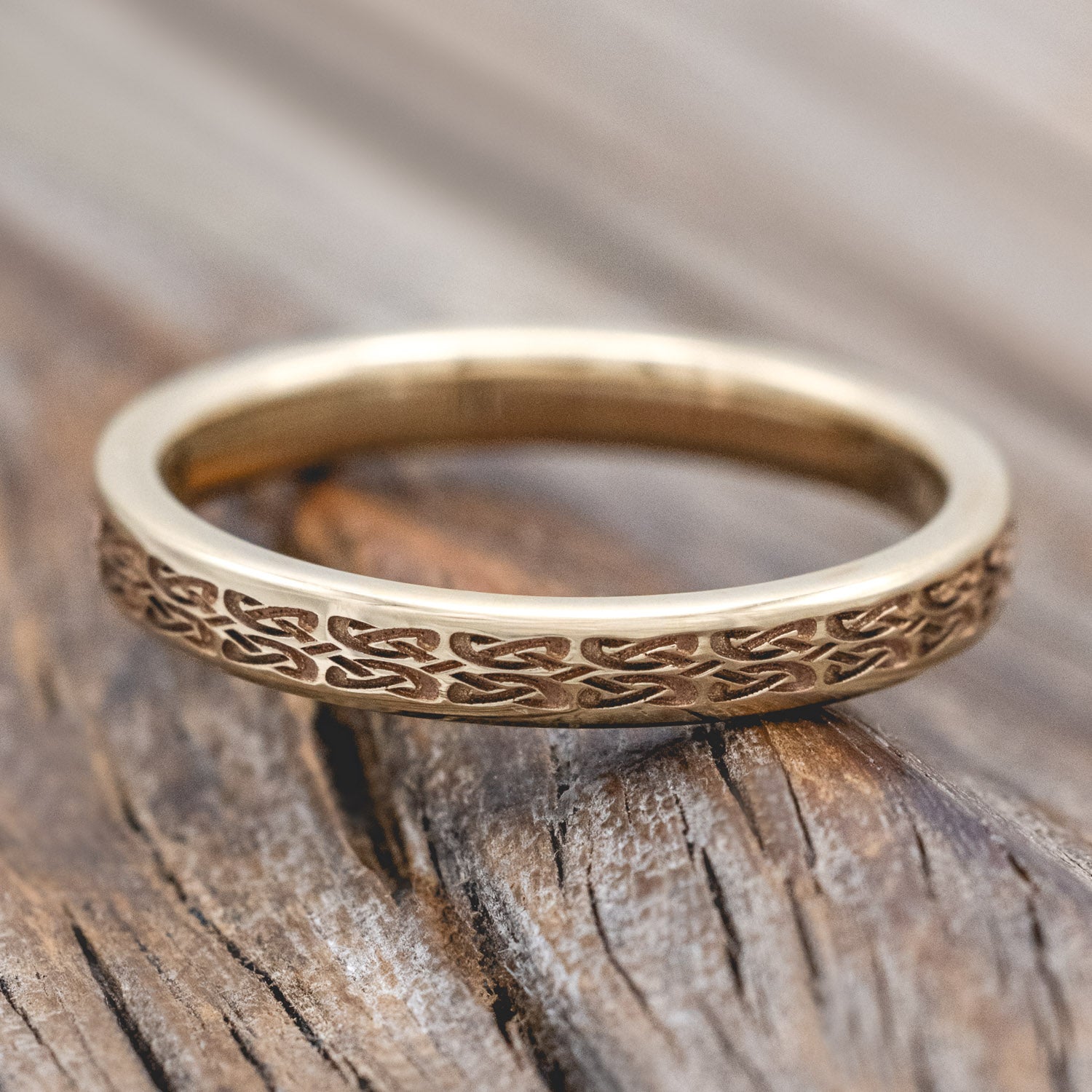 CELTIC LOVE KNOT WEDDING BAND-Staghead Designs