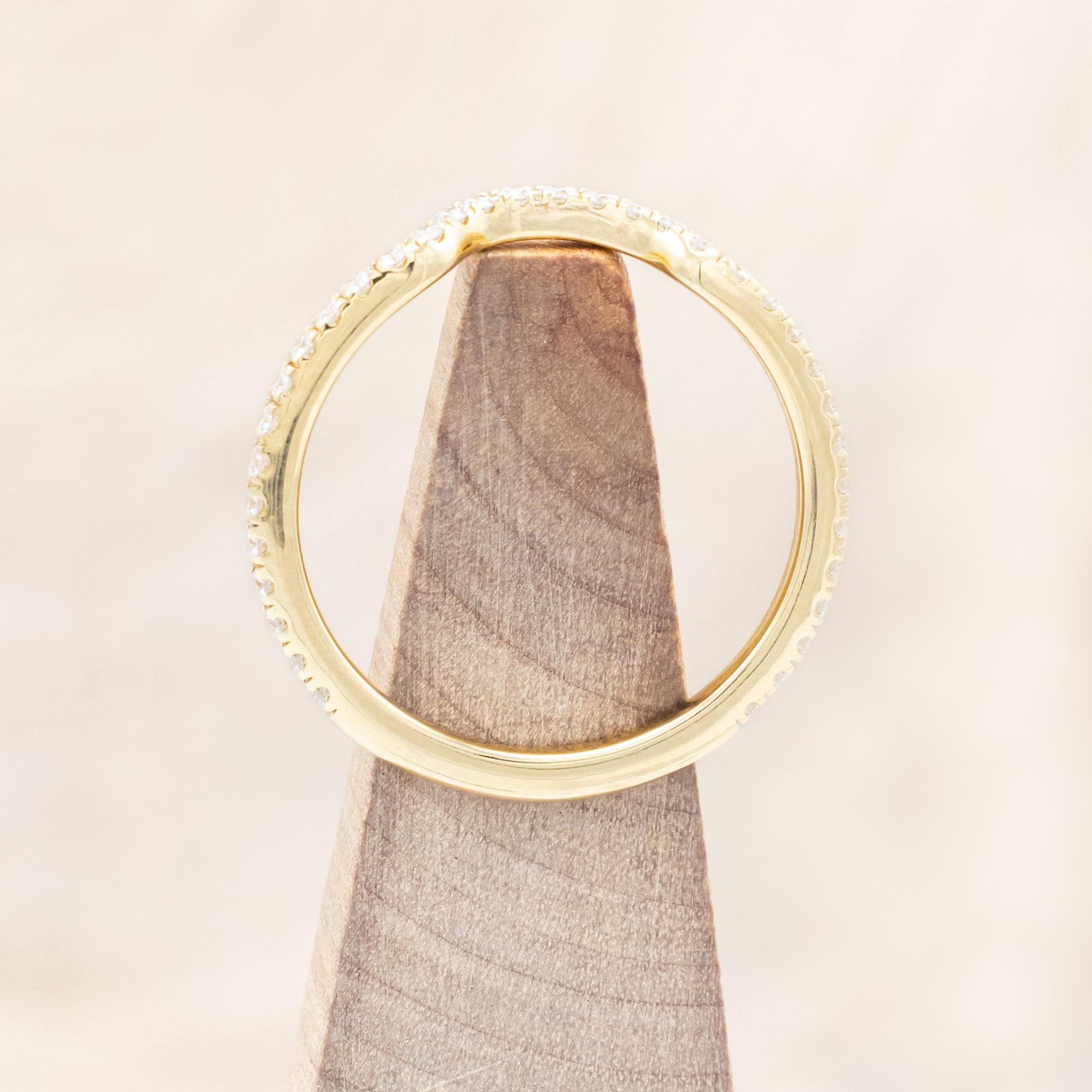 "MERROW" - OVAL CUT ENGAGEMENT RING WITH PEARL ACCENTS AND DIAMOND TRACER-Staghead Designs