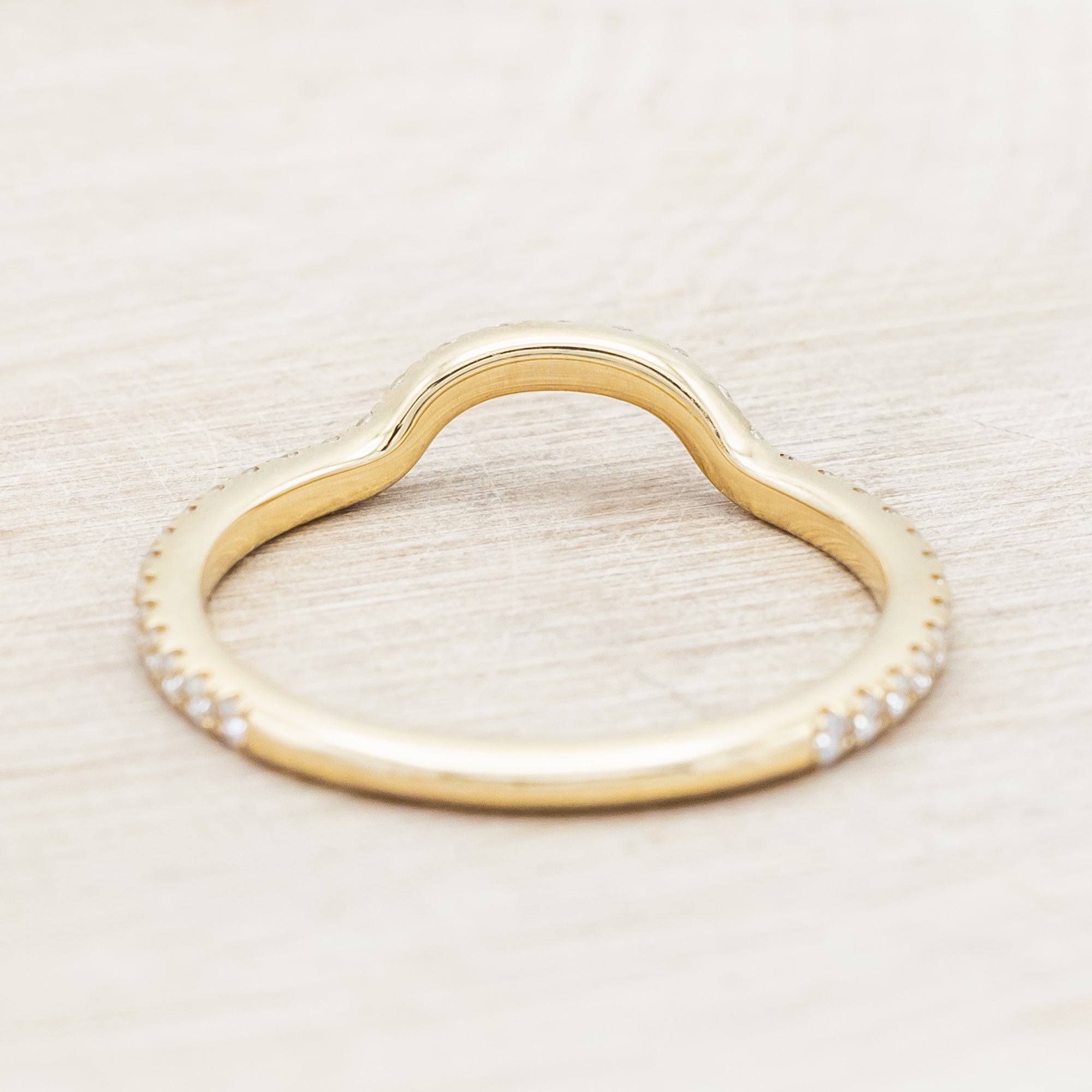 "MERROW" - OVAL CUT ENGAGEMENT RING WITH PEARL ACCENTS AND DIAMOND TRACER-Staghead Designs