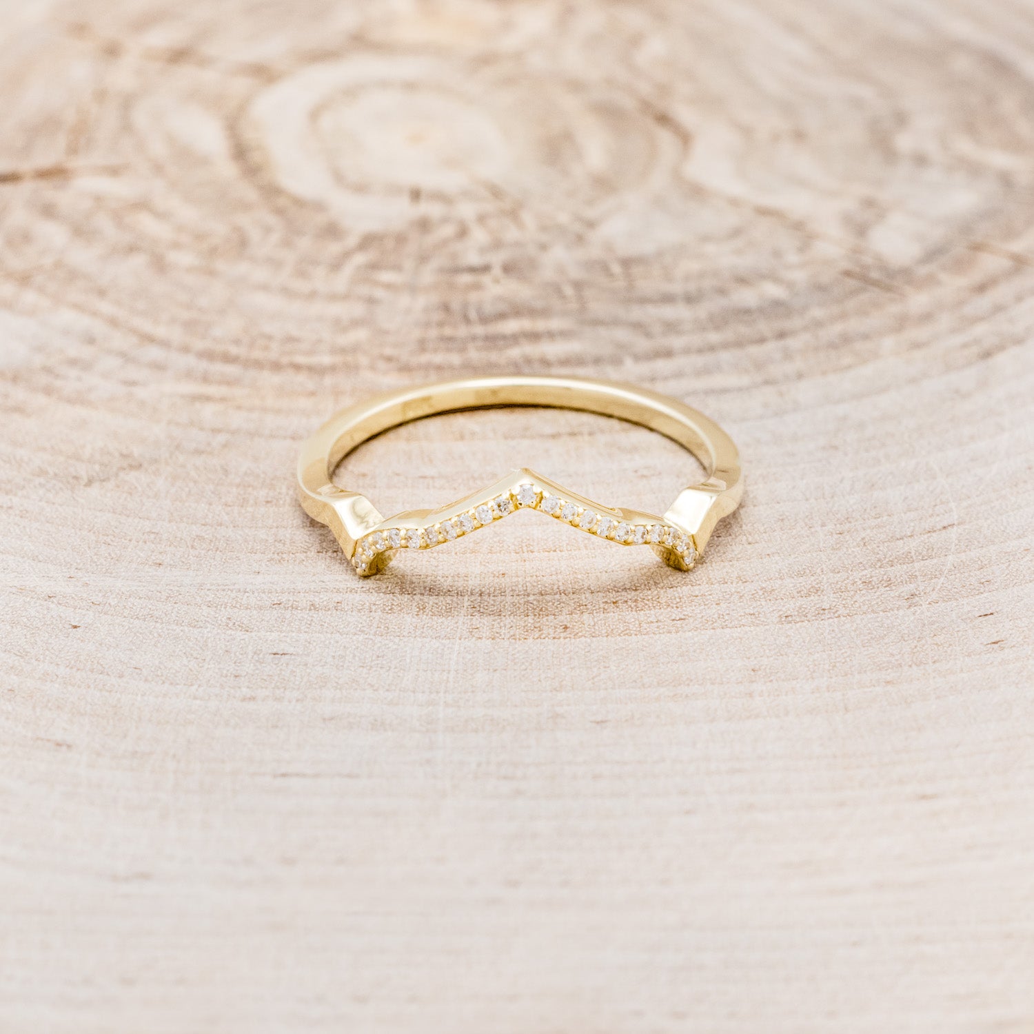 "LUCY IN THE SKY" - ROUND CUT ENGAGEMENT RING WITH DIAMOND ACCENTS & FIRE AND ICE OPAL INLAYS-9