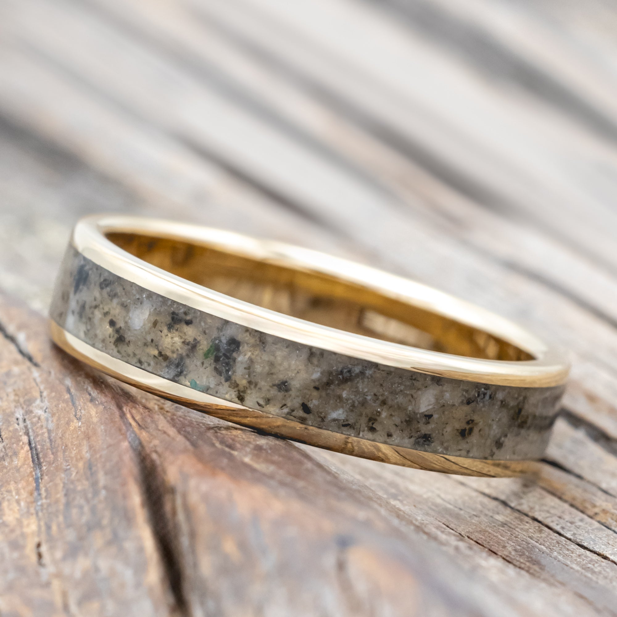 "RAINIER" - MOONSTONE WEDDING RING-Staghead Designs