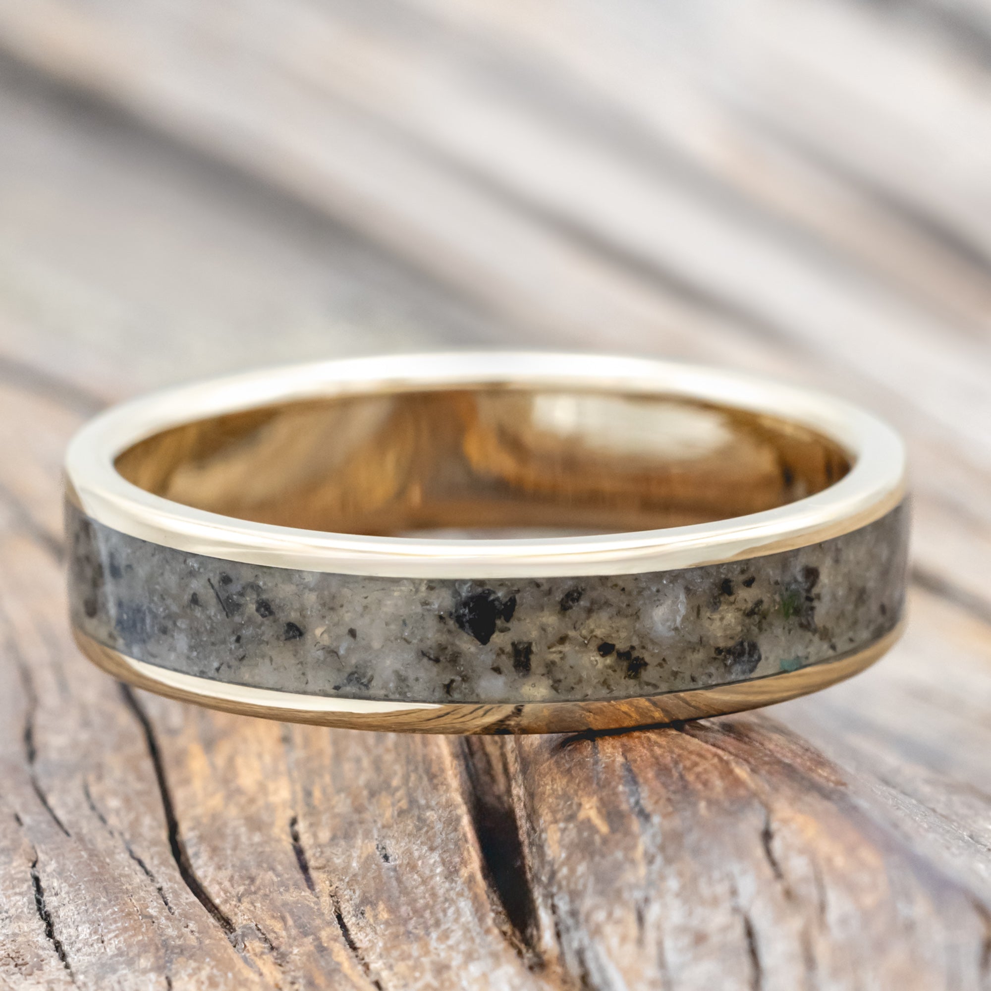 "RAINIER" - MOONSTONE WEDDING RING-Staghead Designs