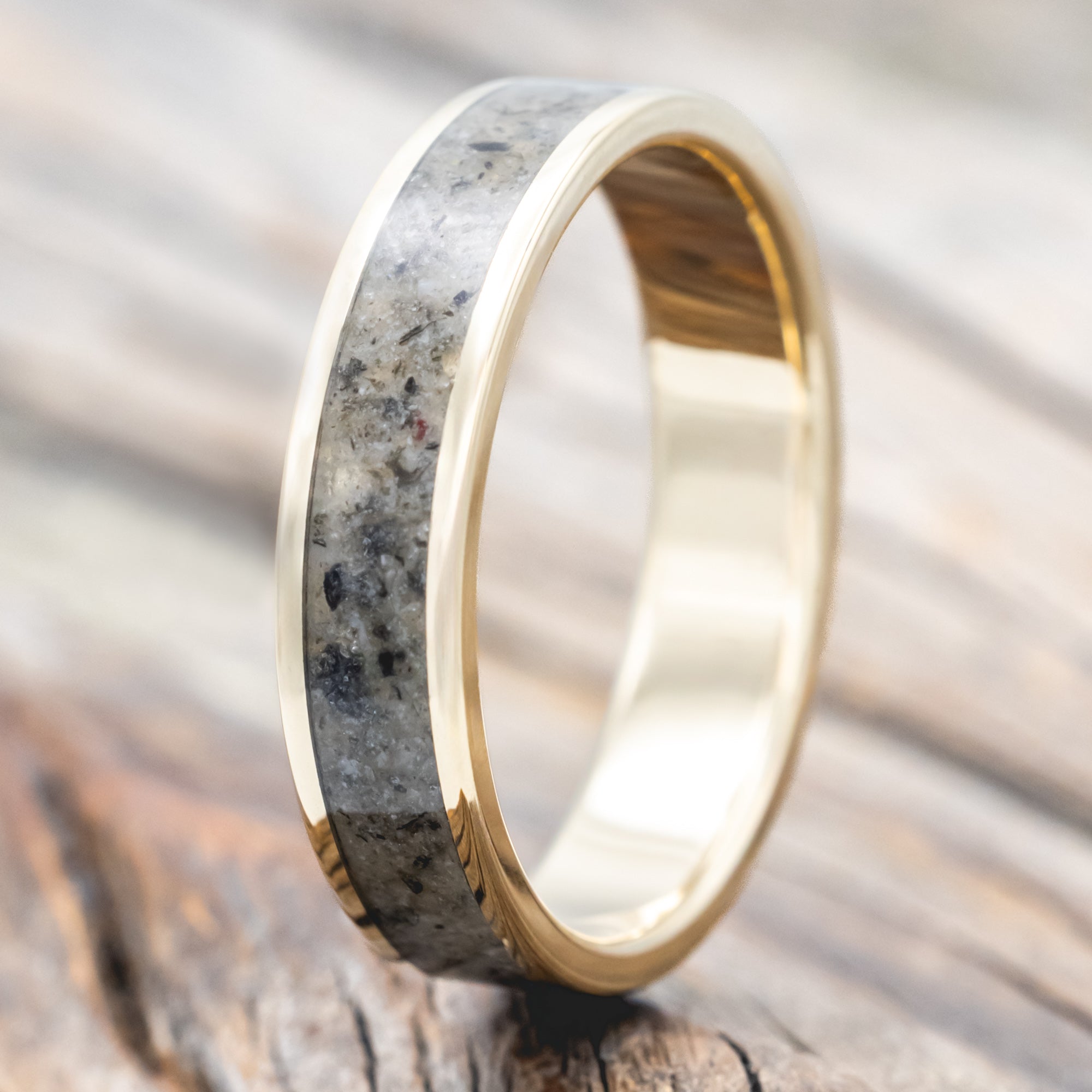 "RAINIER" - MOONSTONE WEDDING RING-Staghead Designs