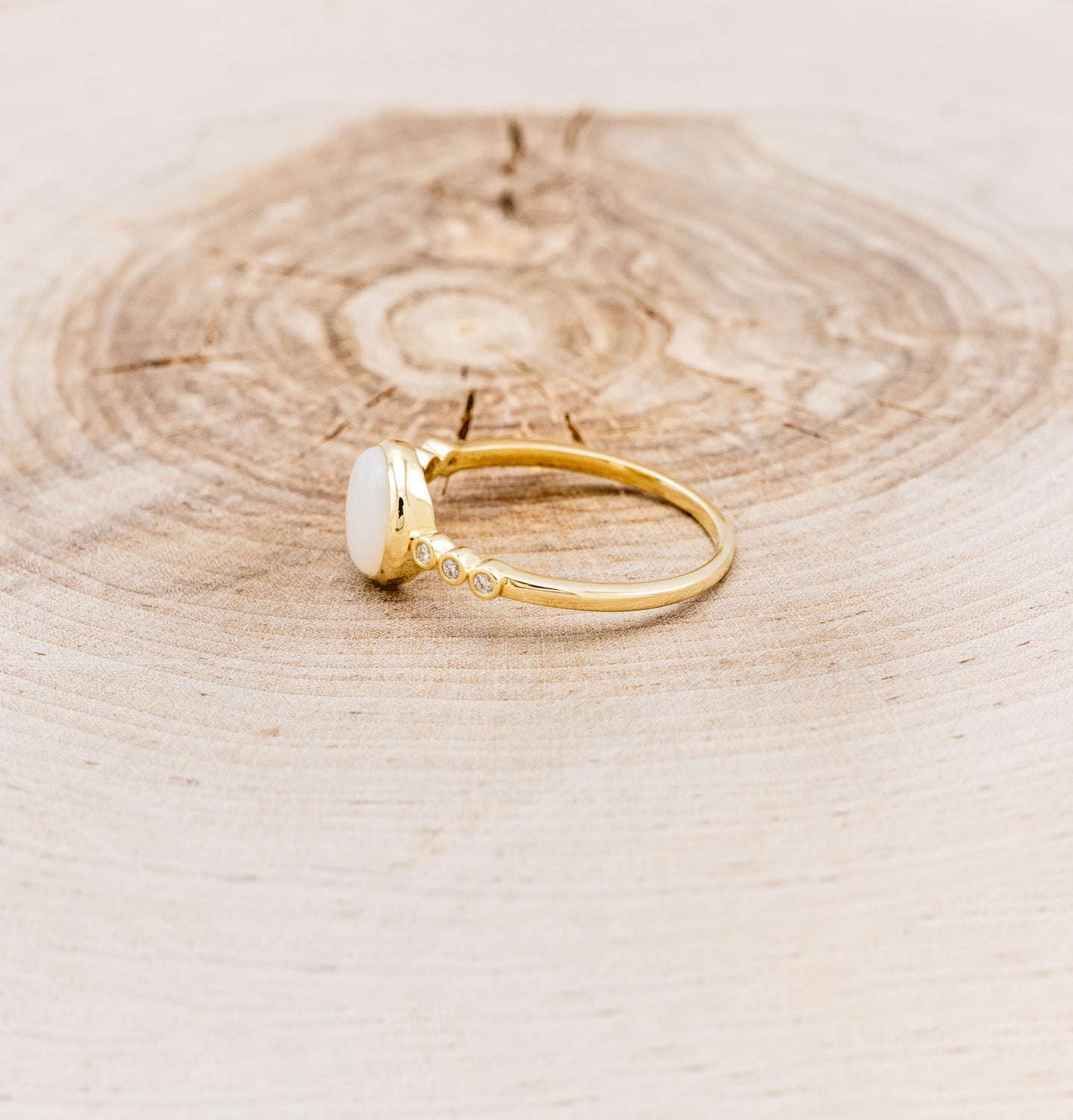 ROUND CUT OPAL ENGAGEMENT RING WITH DIAMOND ACCENTS-3