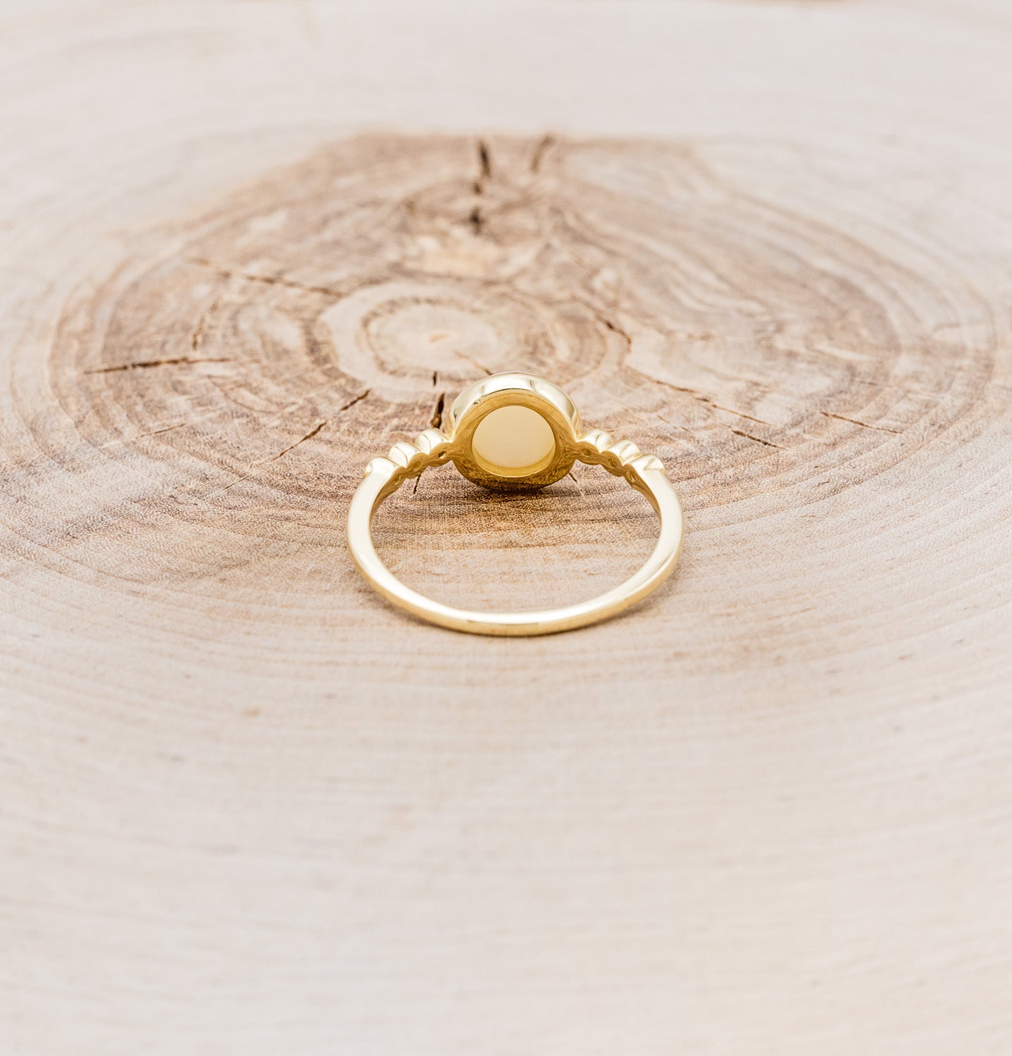 ROUND CUT OPAL ENGAGEMENT RING WITH DIAMOND ACCENTS-5