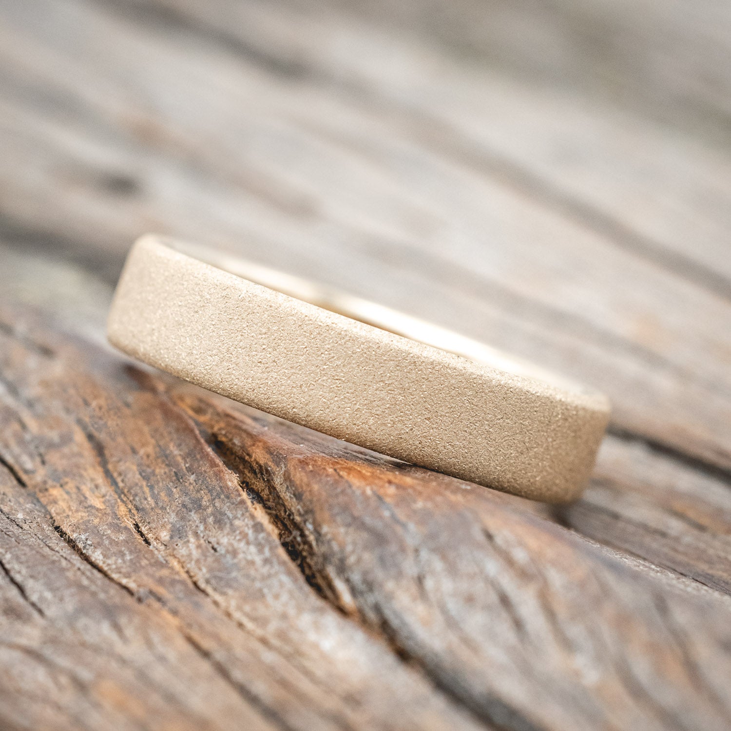 SANDBLASTED WEDDING BAND-Staghead Designs