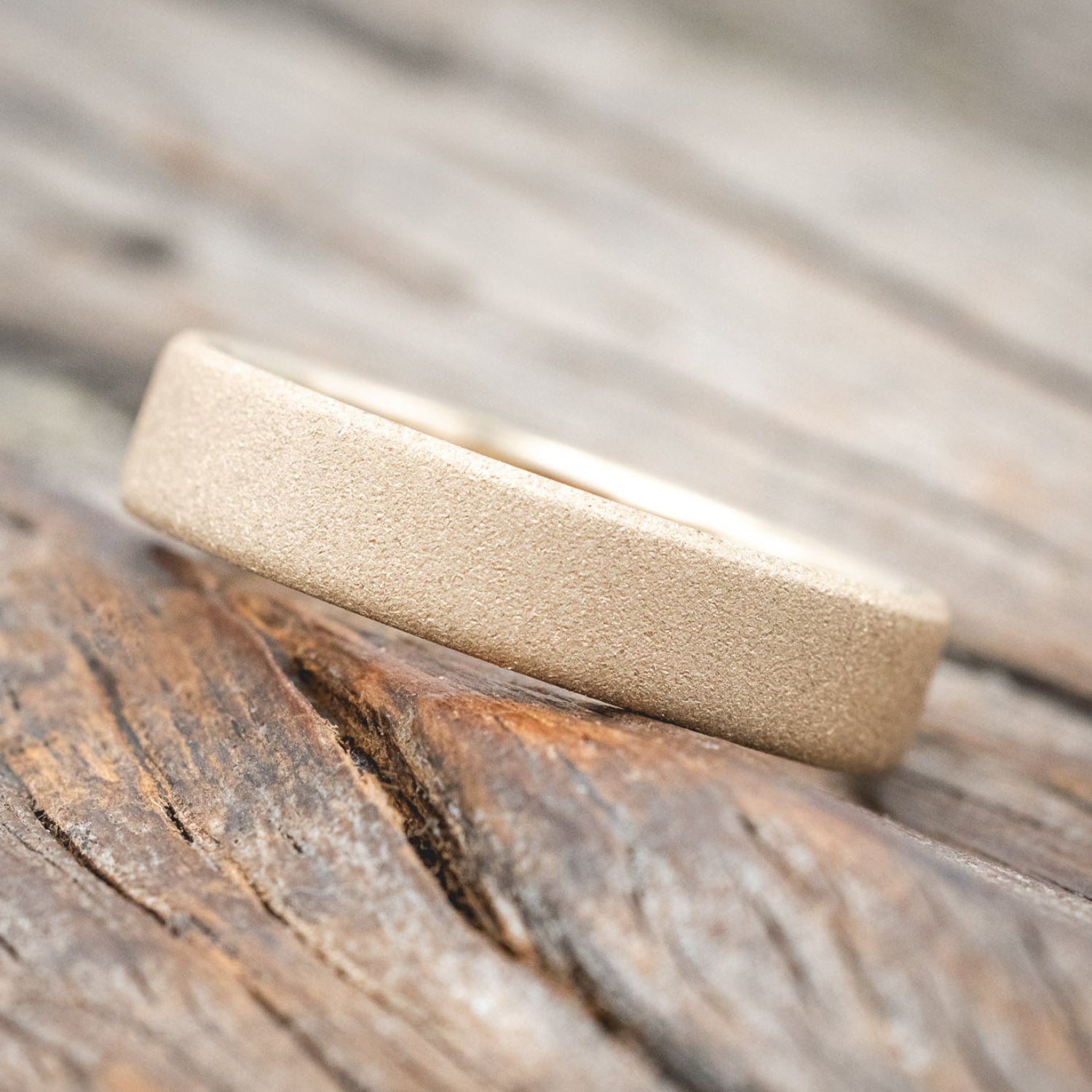 SANDBLASTED WEDDING BAND-Staghead Designs