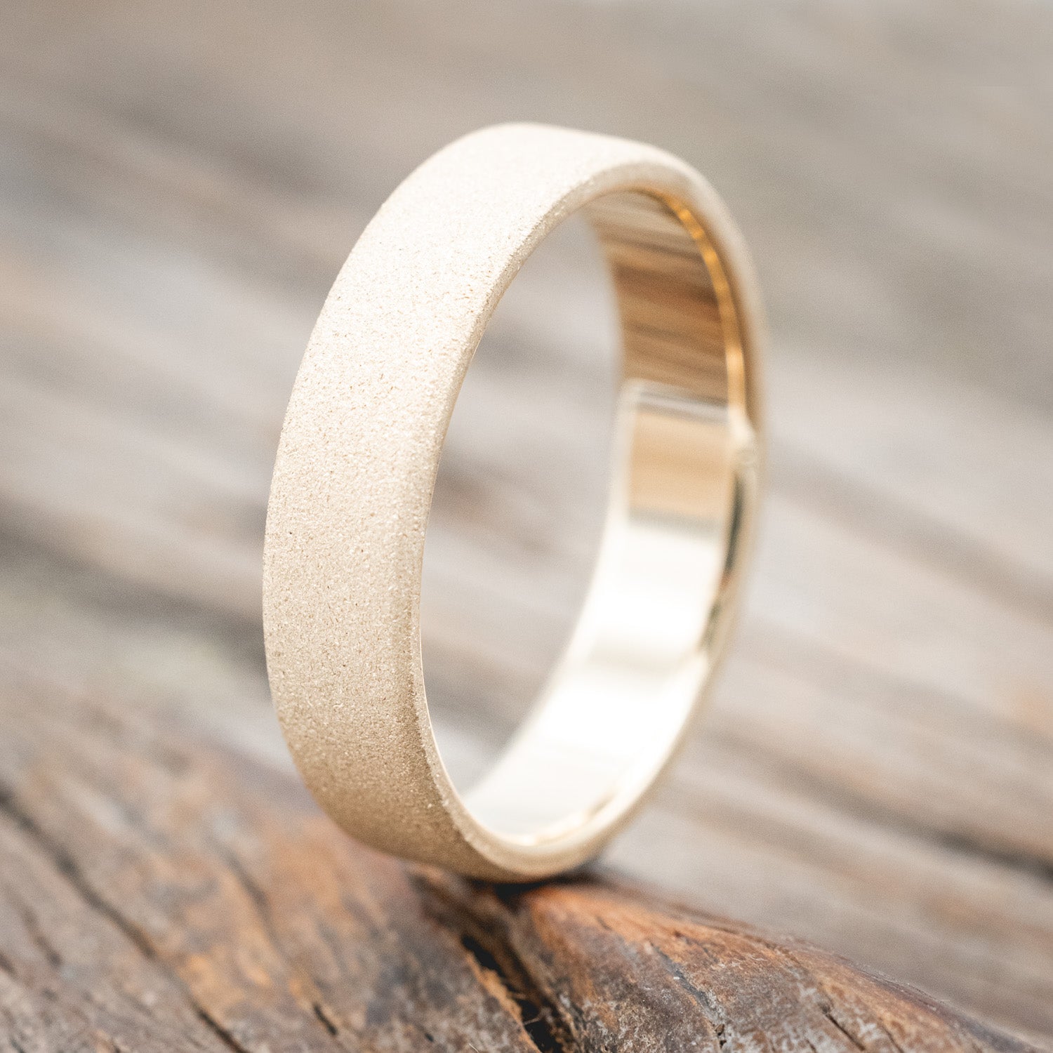 SANDBLASTED WEDDING BAND-Staghead Designs