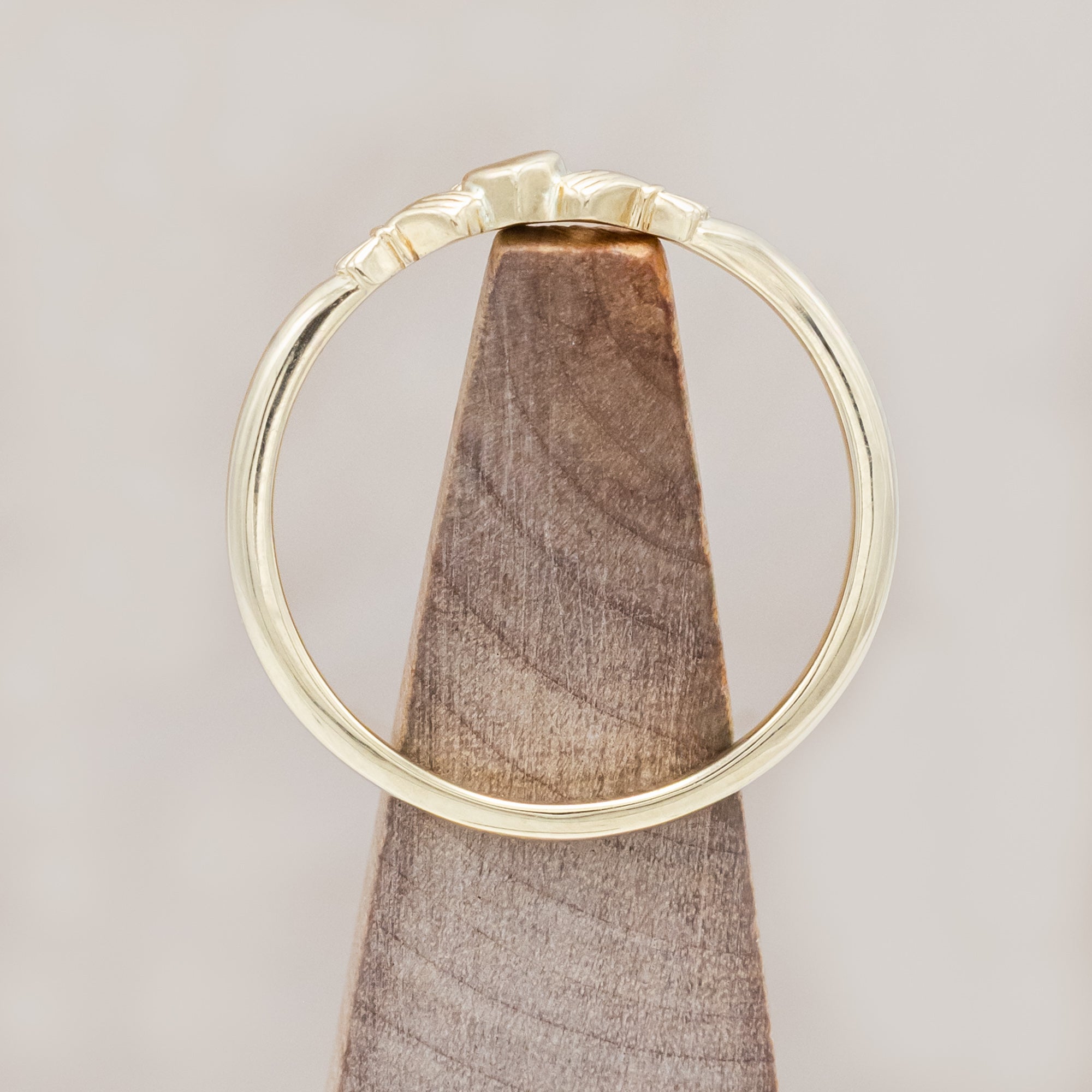 SOLID METAL CLADDAGH RING-Staghead Designs