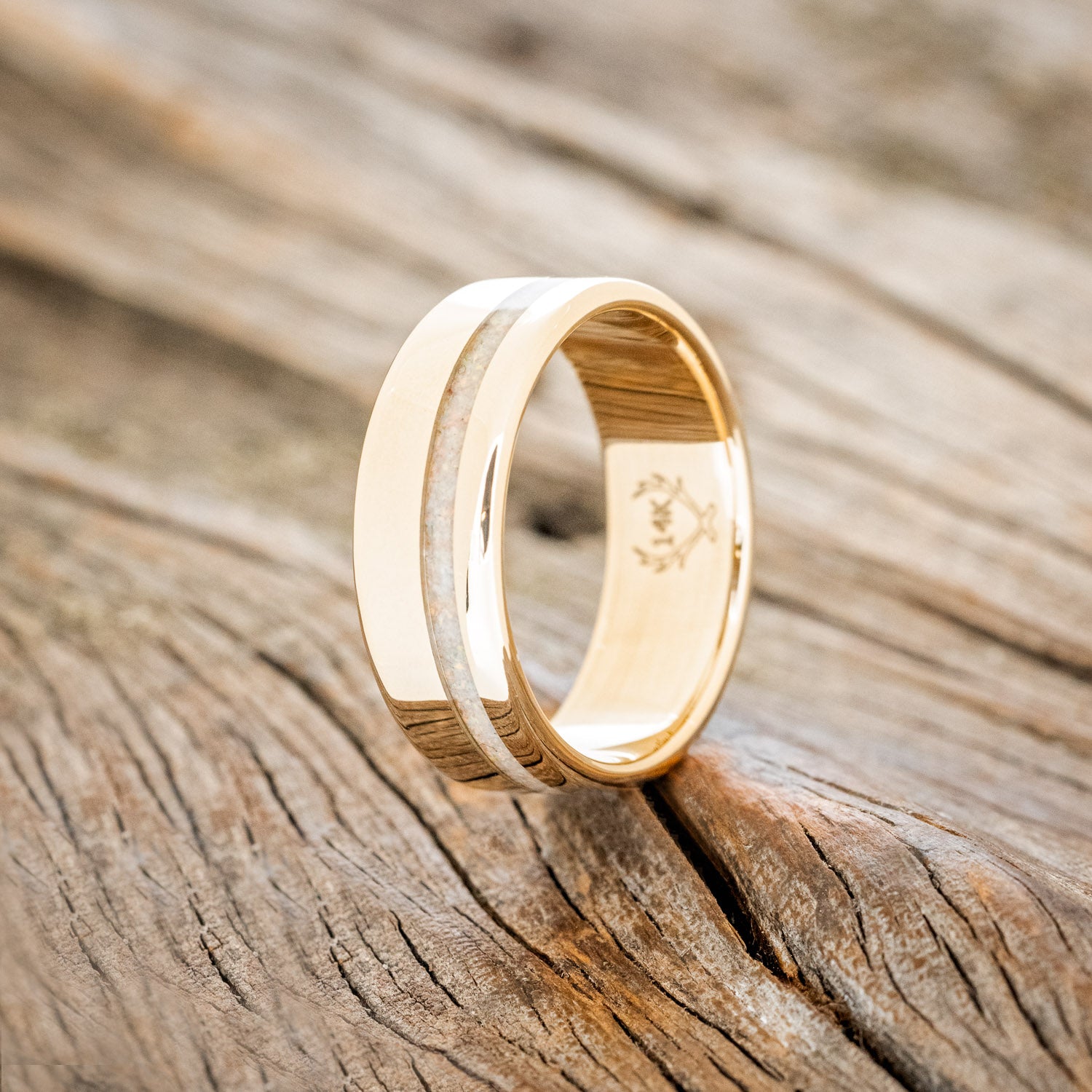 "VERTIGO" - FIRE & ICE OPAL WEDDING BAND-16