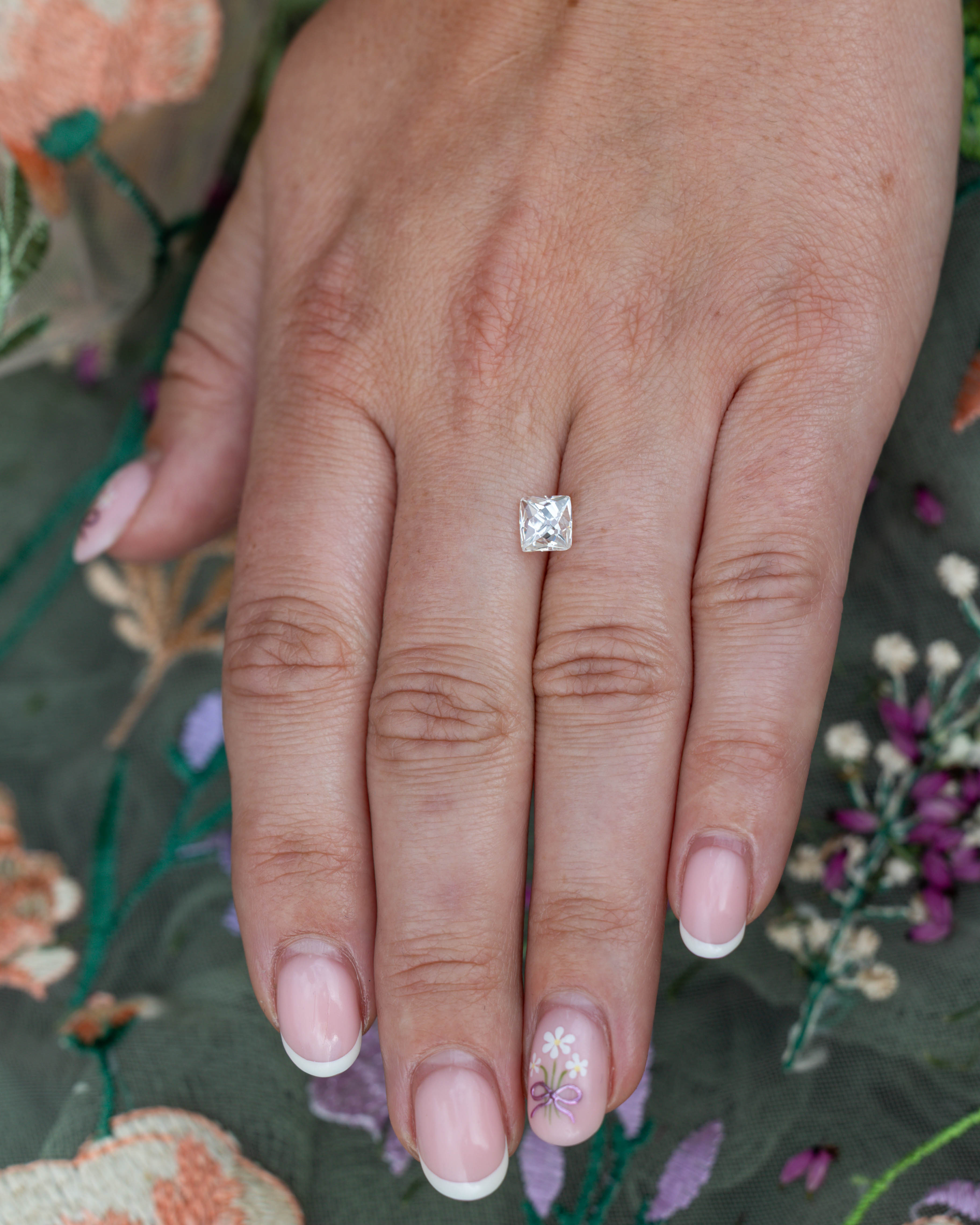 1.60ct 6.41x5.95x5.34mm VICTORIAN ERA FRENCH CUT DIAMOND - GIA VS1 E-Staghead Designs