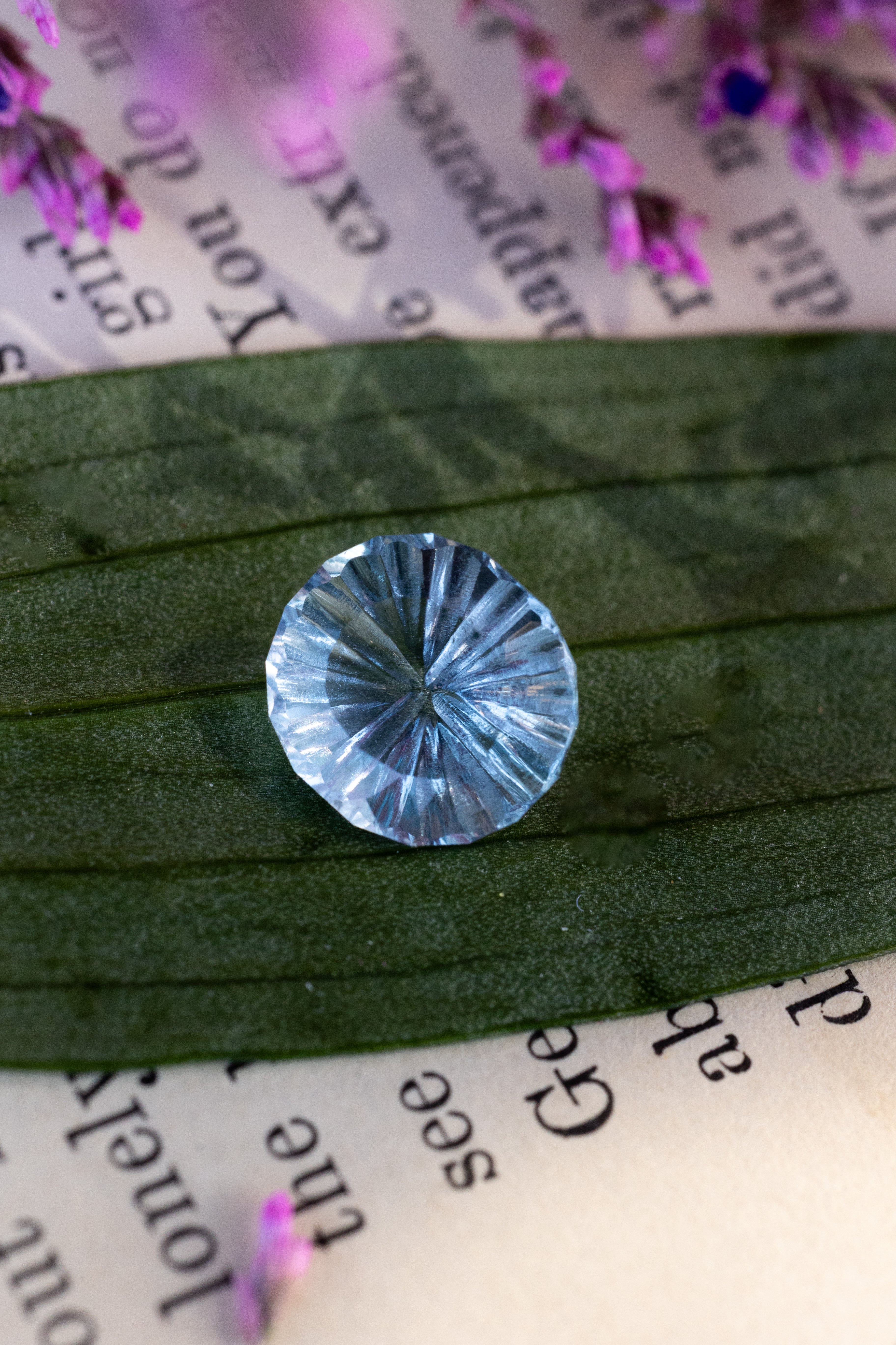 2.71ct 9.1x8.6x4.1mm Mixed Concave Cut Natural Grey Sapphire