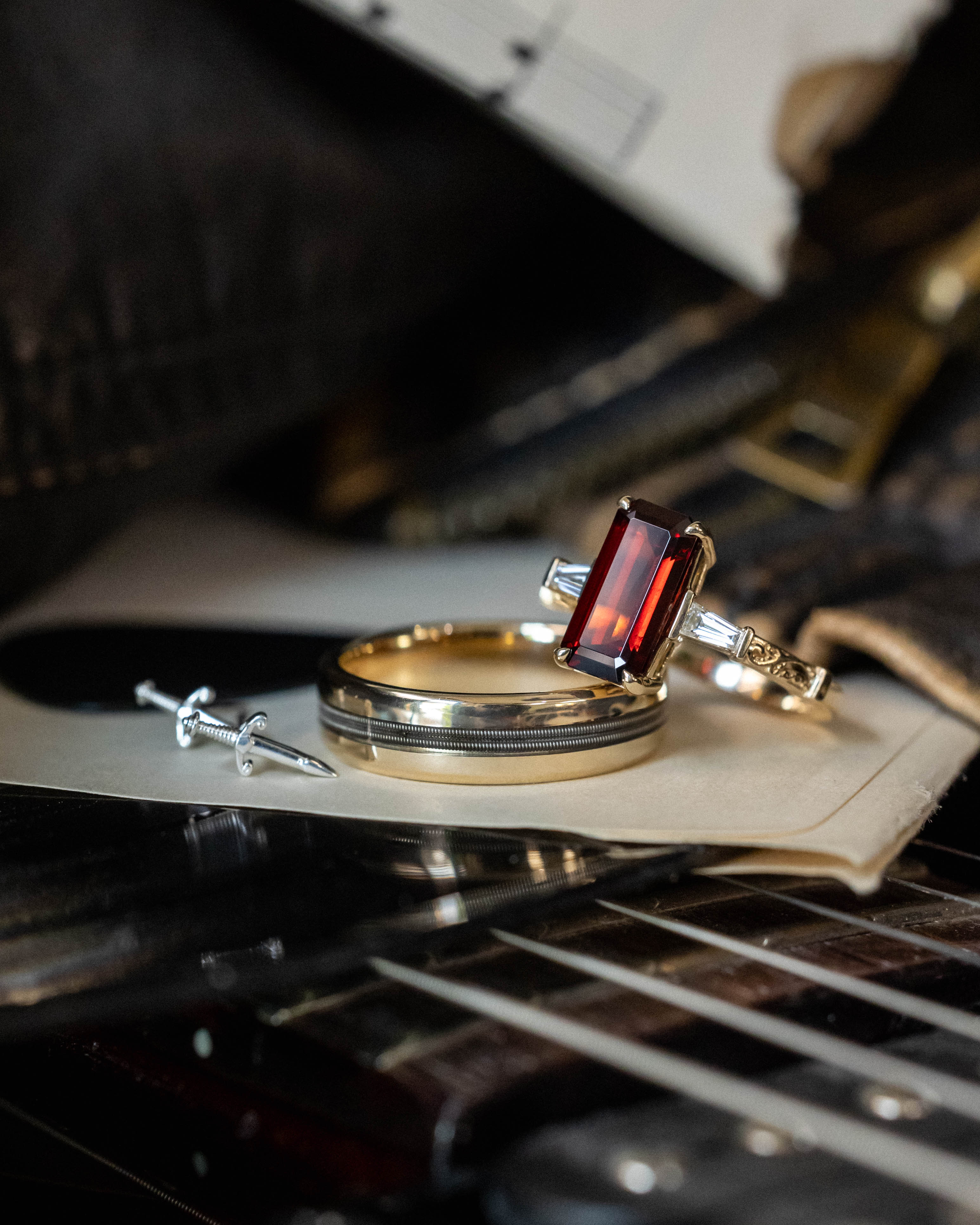 DAGGER EARRINGS-Staghead Designs