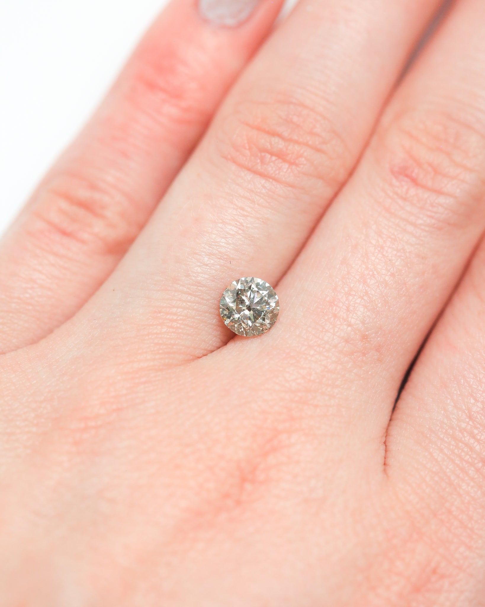 1.01ct 6.25mm ROUND BRILLIANT CUT CHAMPAGNE DIAMOND-7