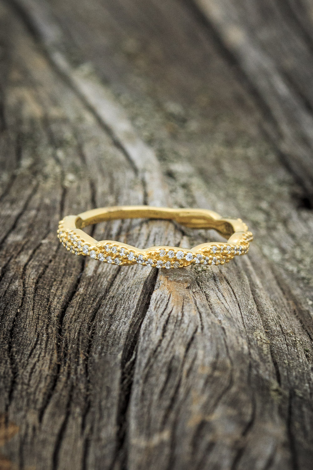 14K GOLD TWISTED ANNIVERSARY BAND-8