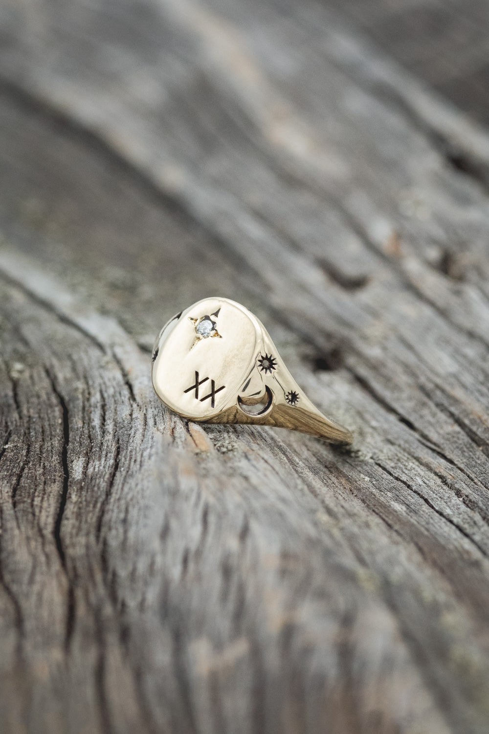 CUSTOM ENGRAVED CLASS RING / CUSTOM SIGNET RING-10