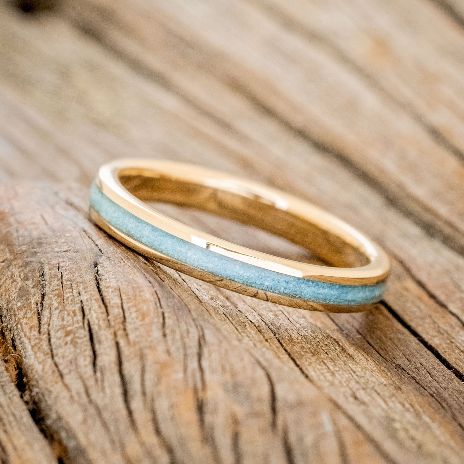 "ETERNA" - TURQUOISE STACKING BAND-18