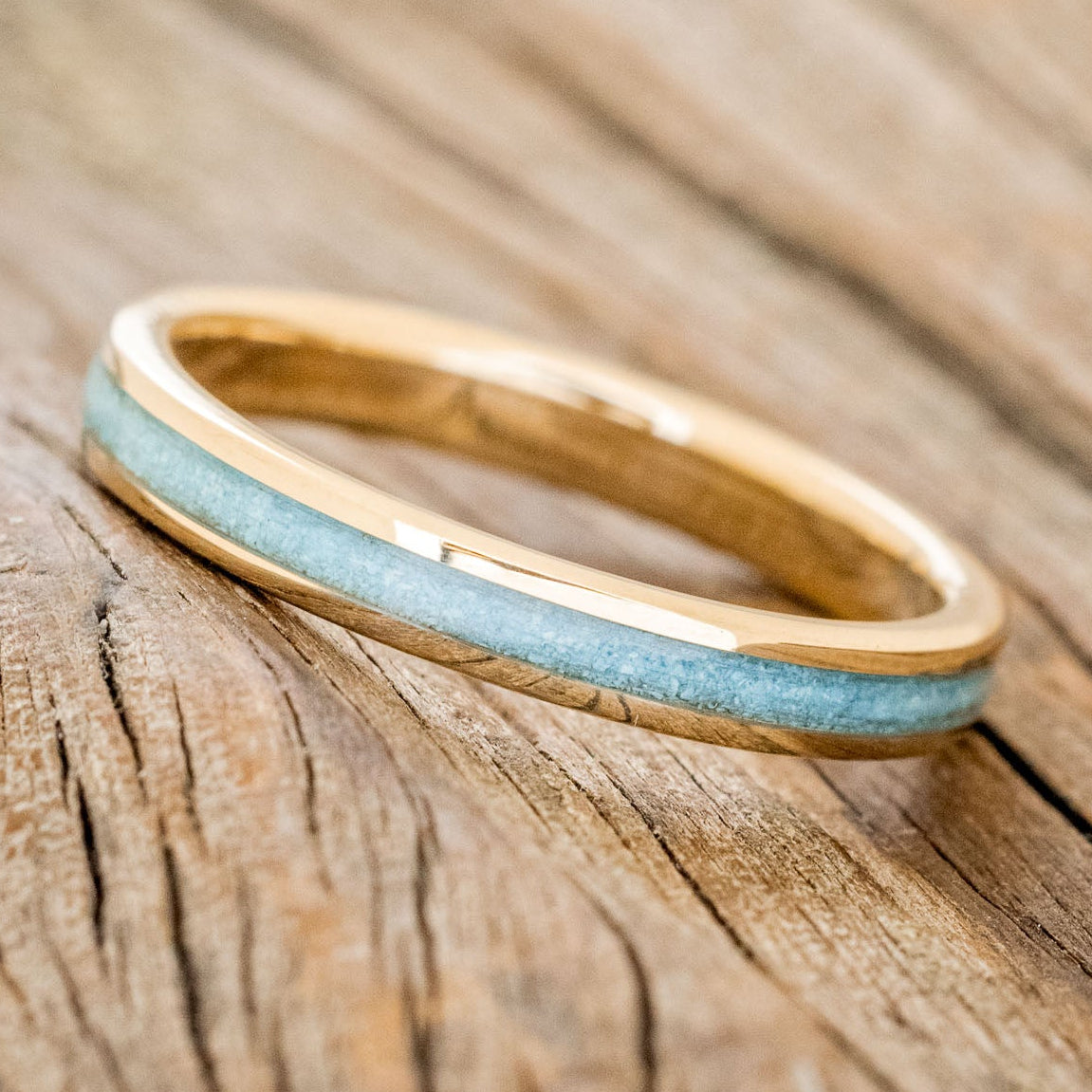 "ETERNA" - TURQUOISE STACKING BAND-18