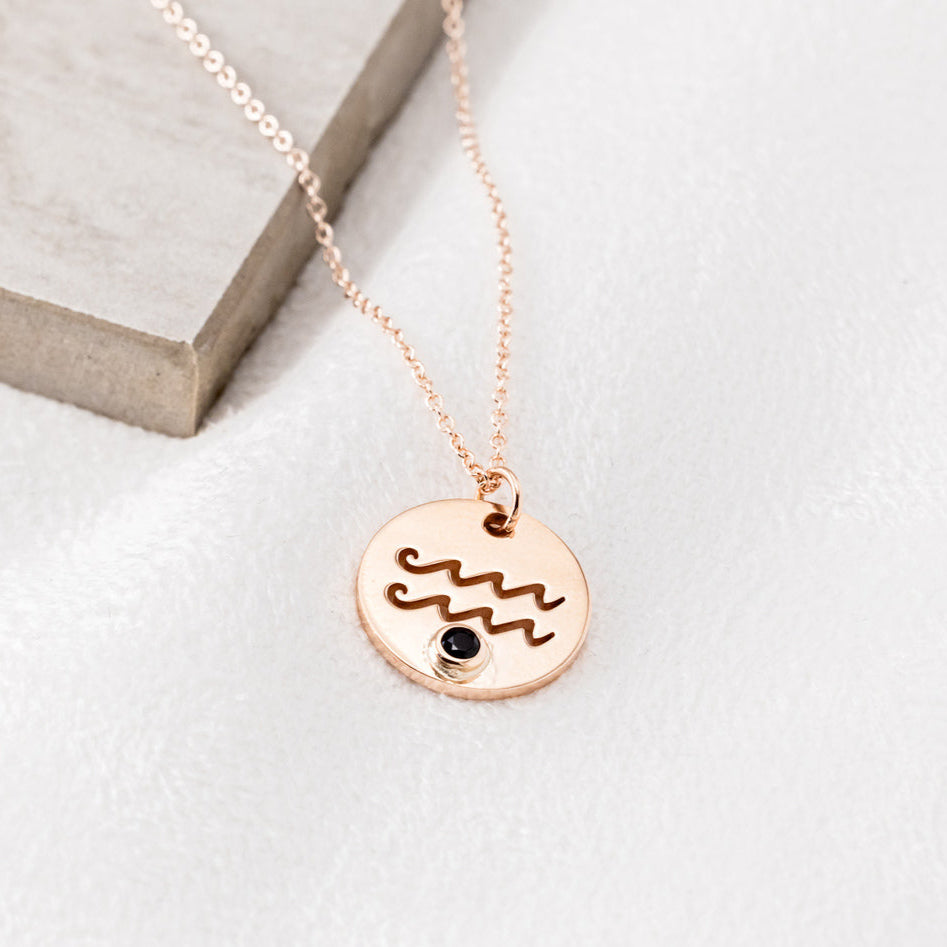 AQUARIUS ZODIAC CONSTELLATION NECKLACE-2