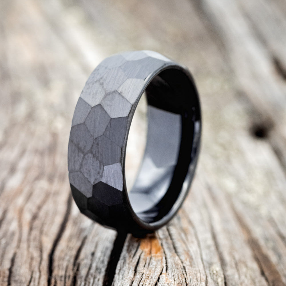 FACETED TUNGSTEN RINGS-14