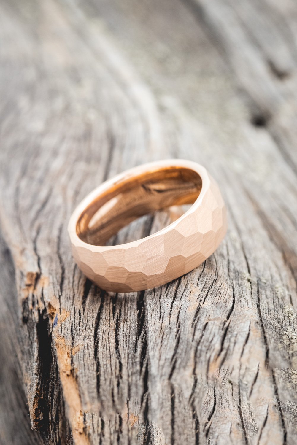 FACETED TUNGSTEN RINGS - READY TO SHIP-12