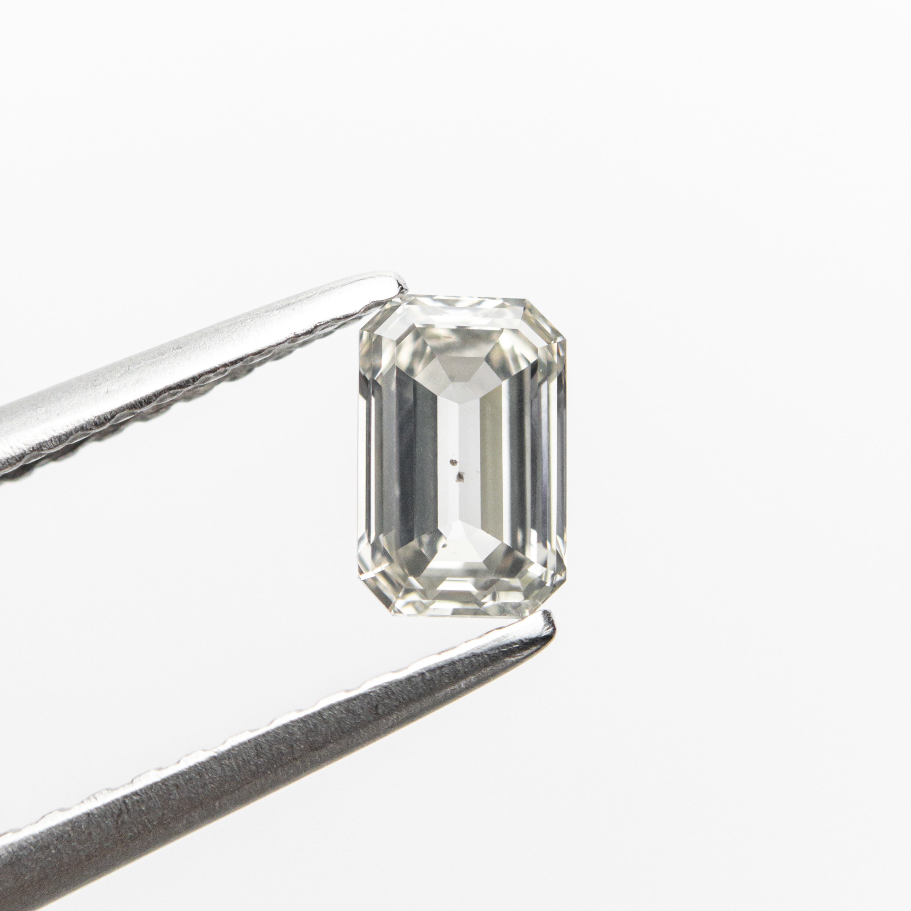 0.52ct 5.68x3.68x2.28mm SI2 Fancy Grey Cut Corner Rectangle Step Cut 19923-27-Staghead Designs