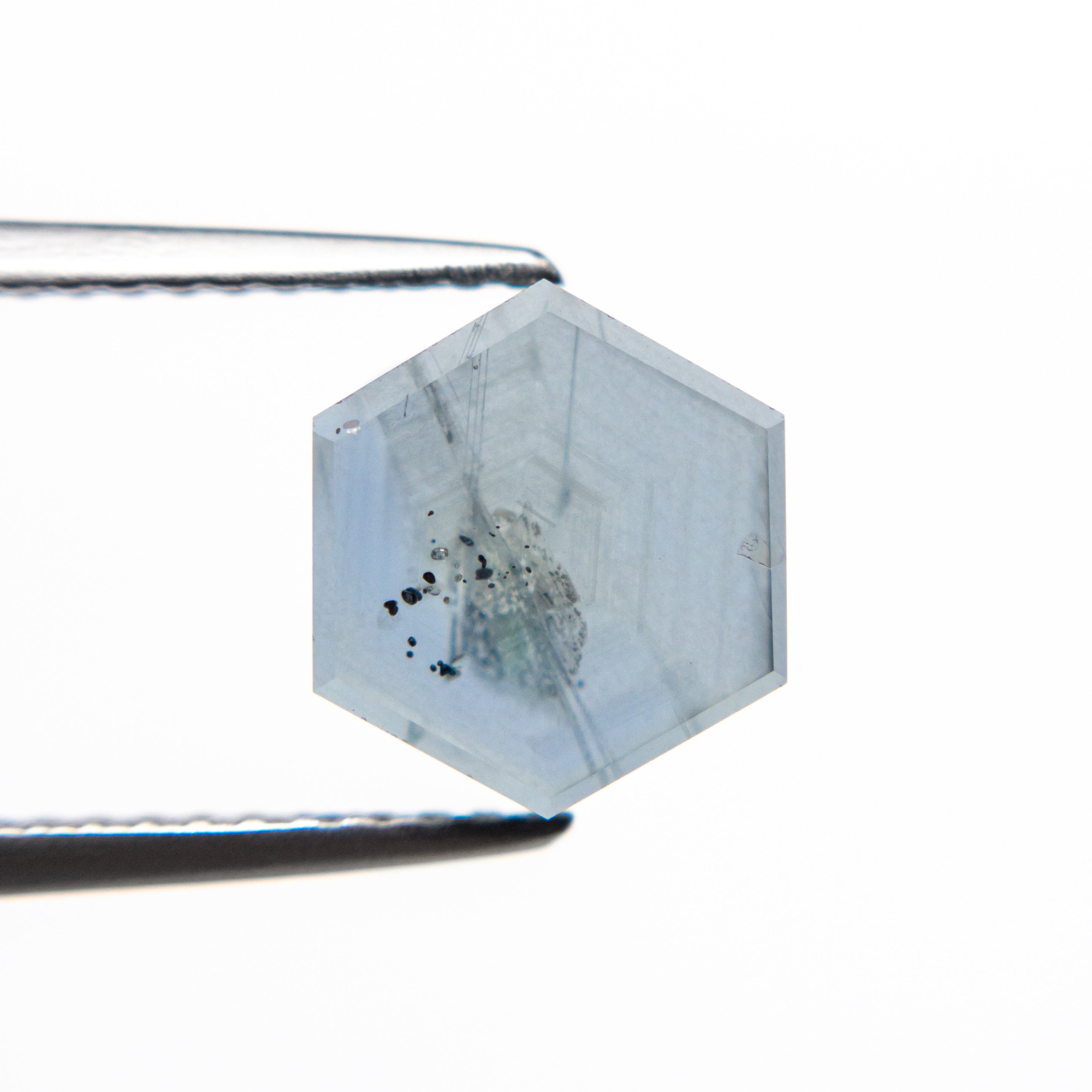 4.93ct 8.77x7.59x5.00mm Hexagon Slab Sapphire 22220-01-Staghead Designs