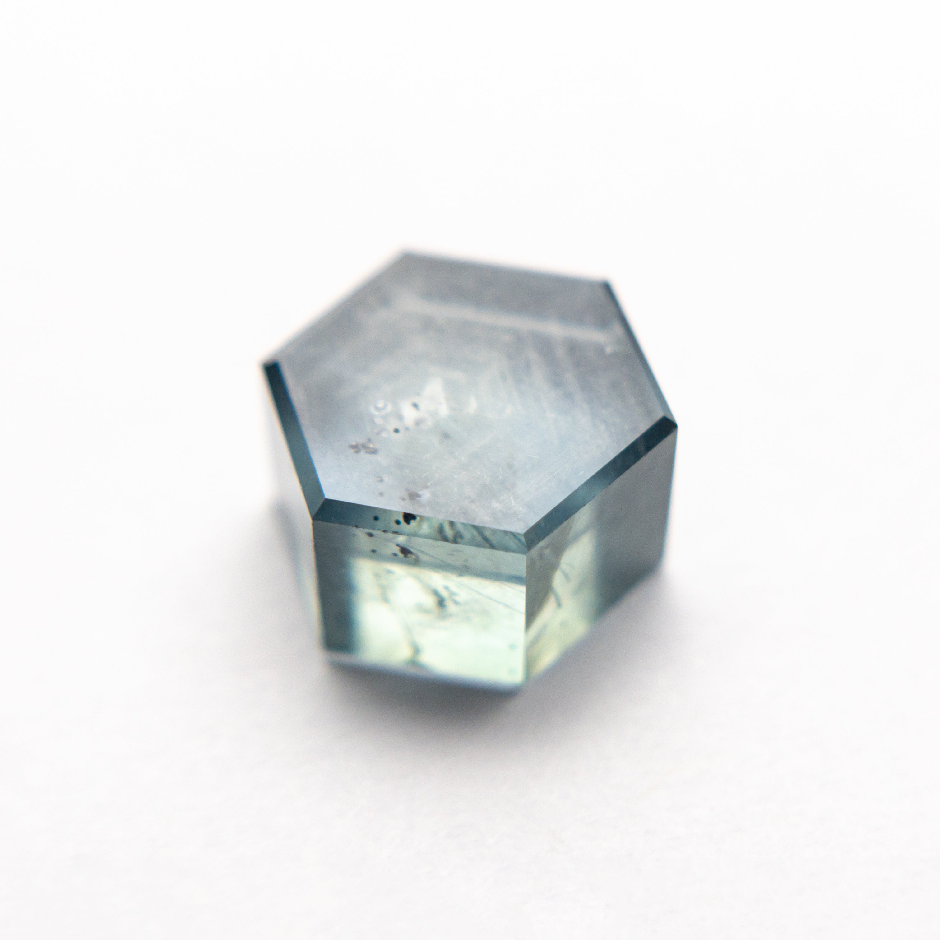 4.93ct 8.77x7.59x5.00mm Hexagon Slab Sapphire 22220-01-Staghead Designs