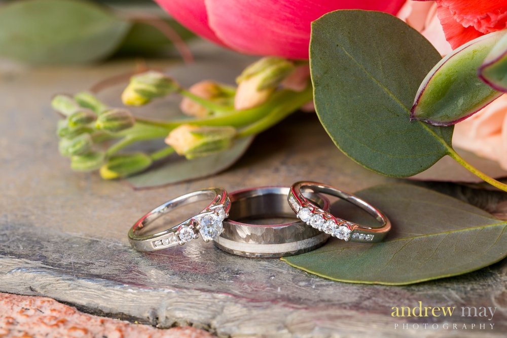 "VERTIGO" - ANTLER WEDDING BAND WITH CROSSHATCHED FINISH-4