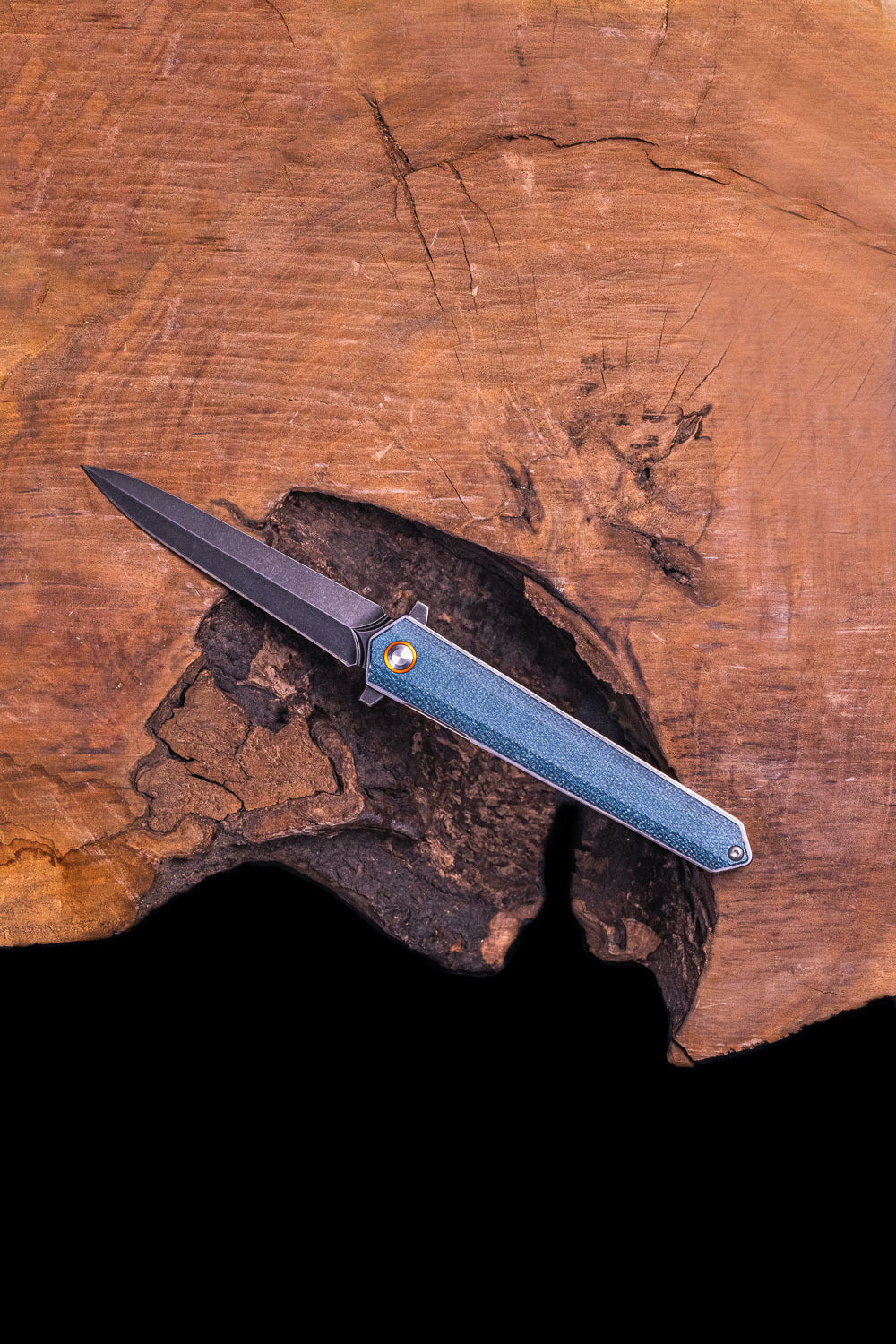 CUSTOM ENGRAVED BLUE POINT KNIFE-2