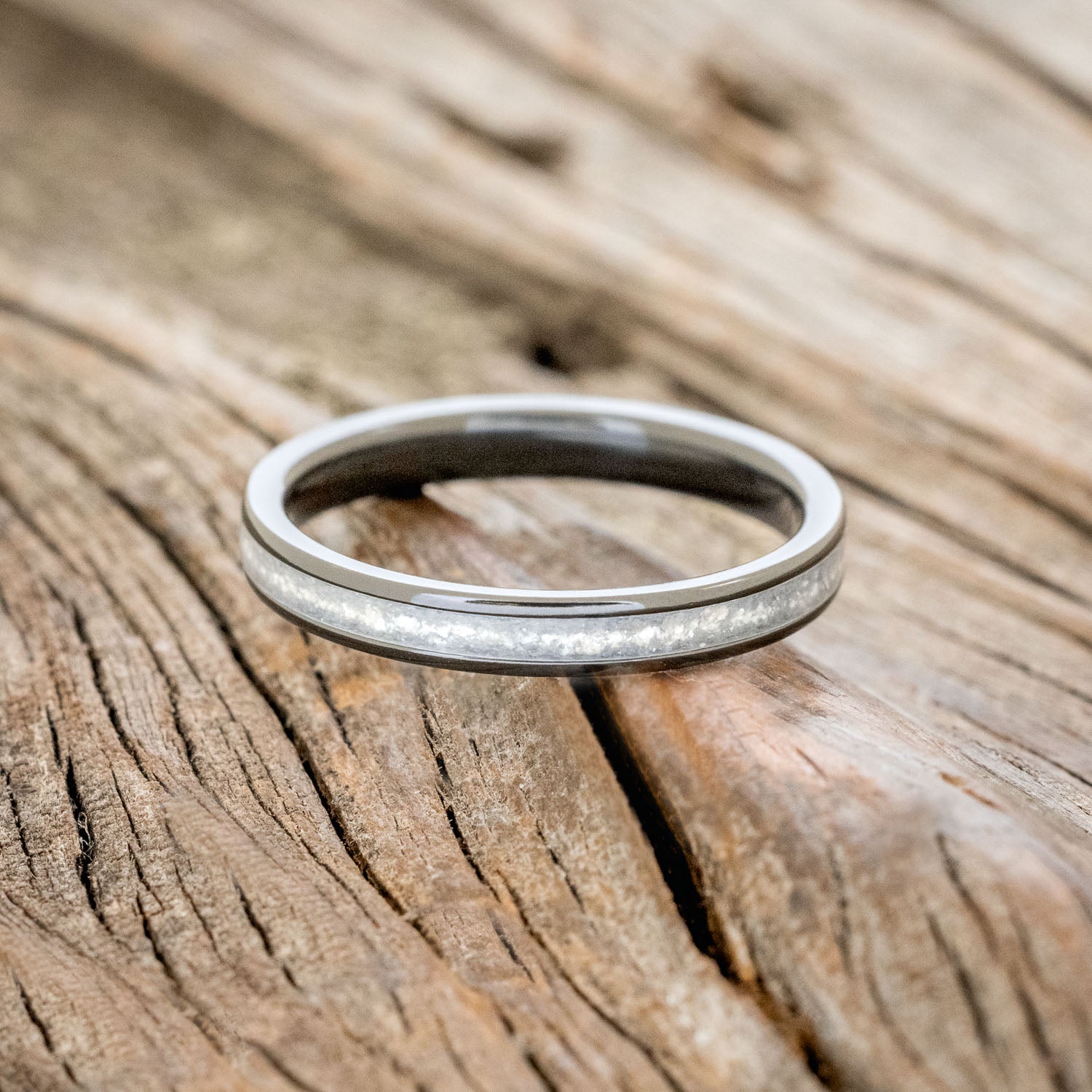 "ETERNA" - DIAMOND DUST STACKING BAND-9