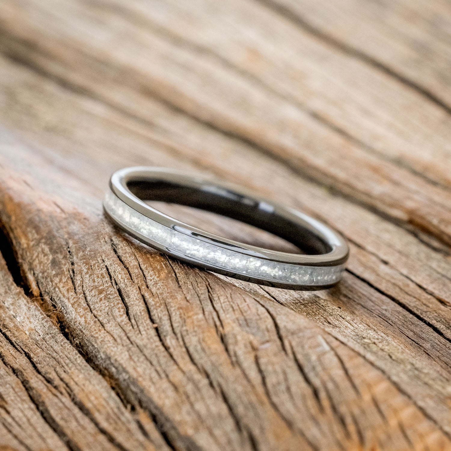 "ETERNA" - DIAMOND DUST STACKING BAND-8