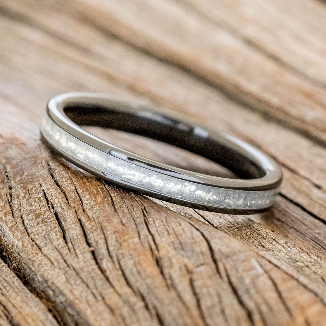 "ETERNA" - DIAMOND DUST STACKING BAND-8