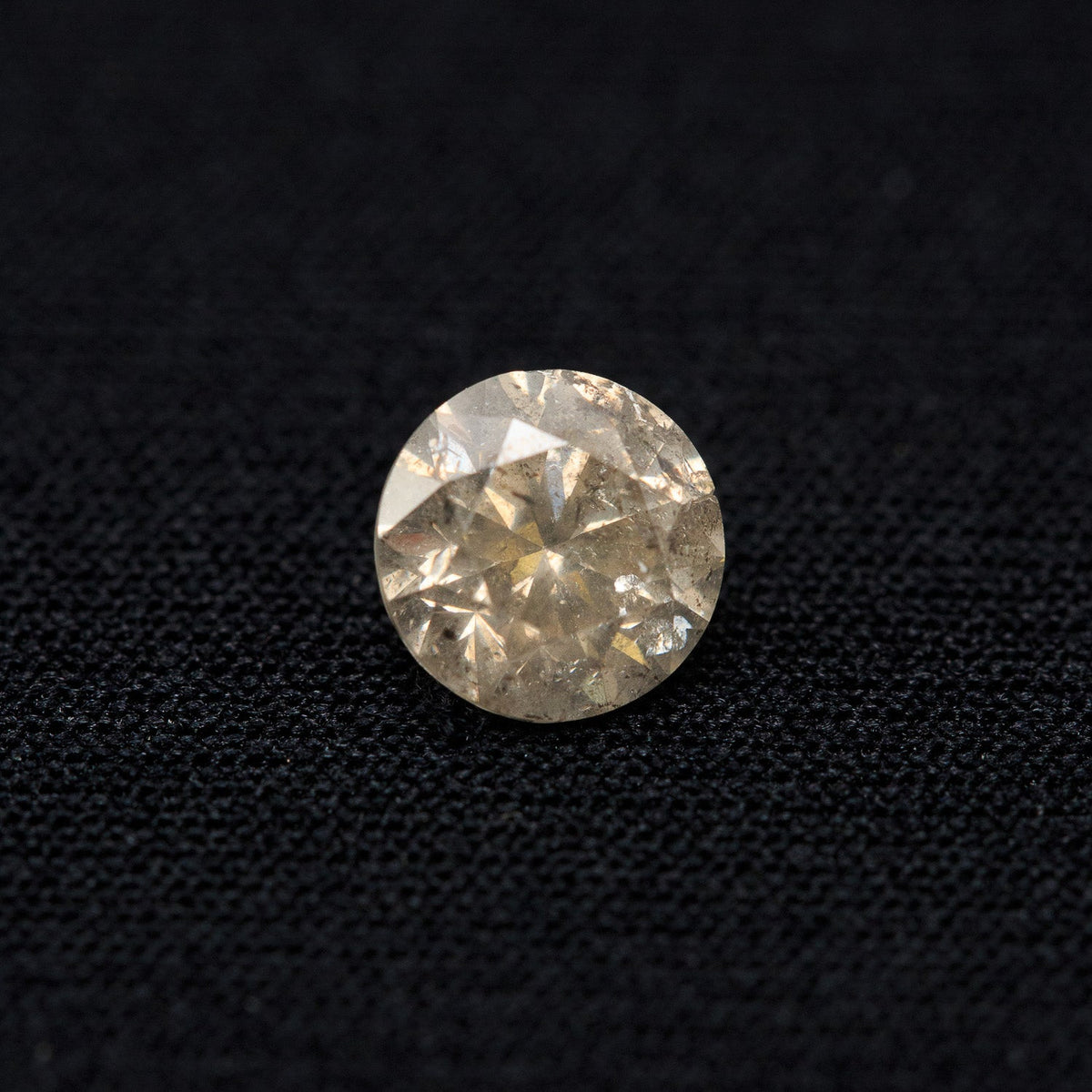 0.88ct 6.05mm ROUND BRILLIANT CUT CHAMPAGNE DIAMOND-2
