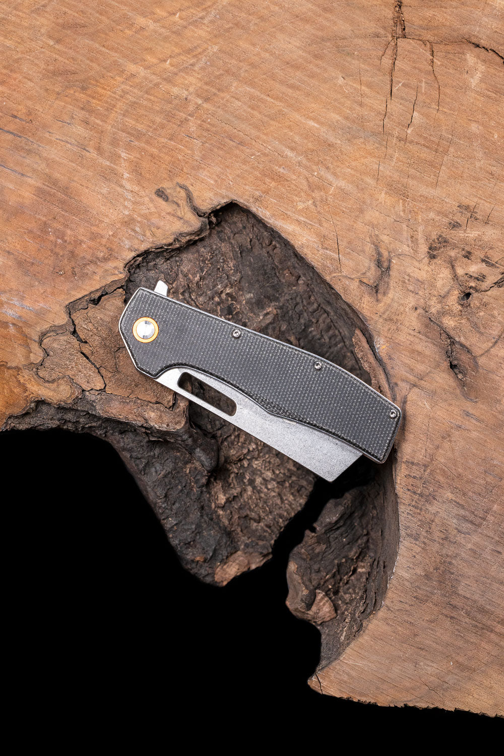 CUSTOM ENGRAVED FLAT TOP KNIFE-2